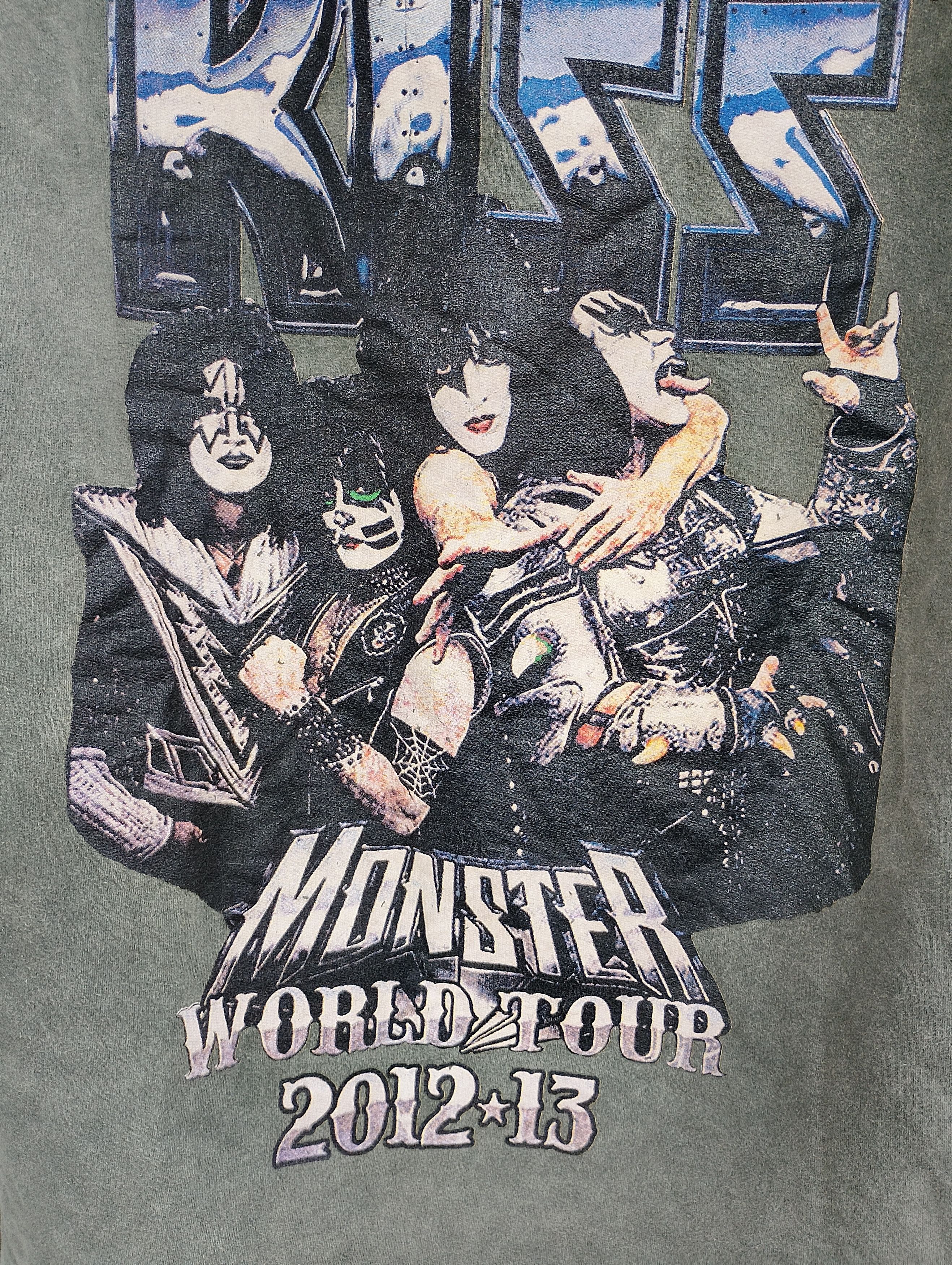 Band Tees Kiss Monster World Tour 2012-13 Sweatshirt 2017 sz L Size US L / EU 52-54 / 3 - 4 Thumbnail
