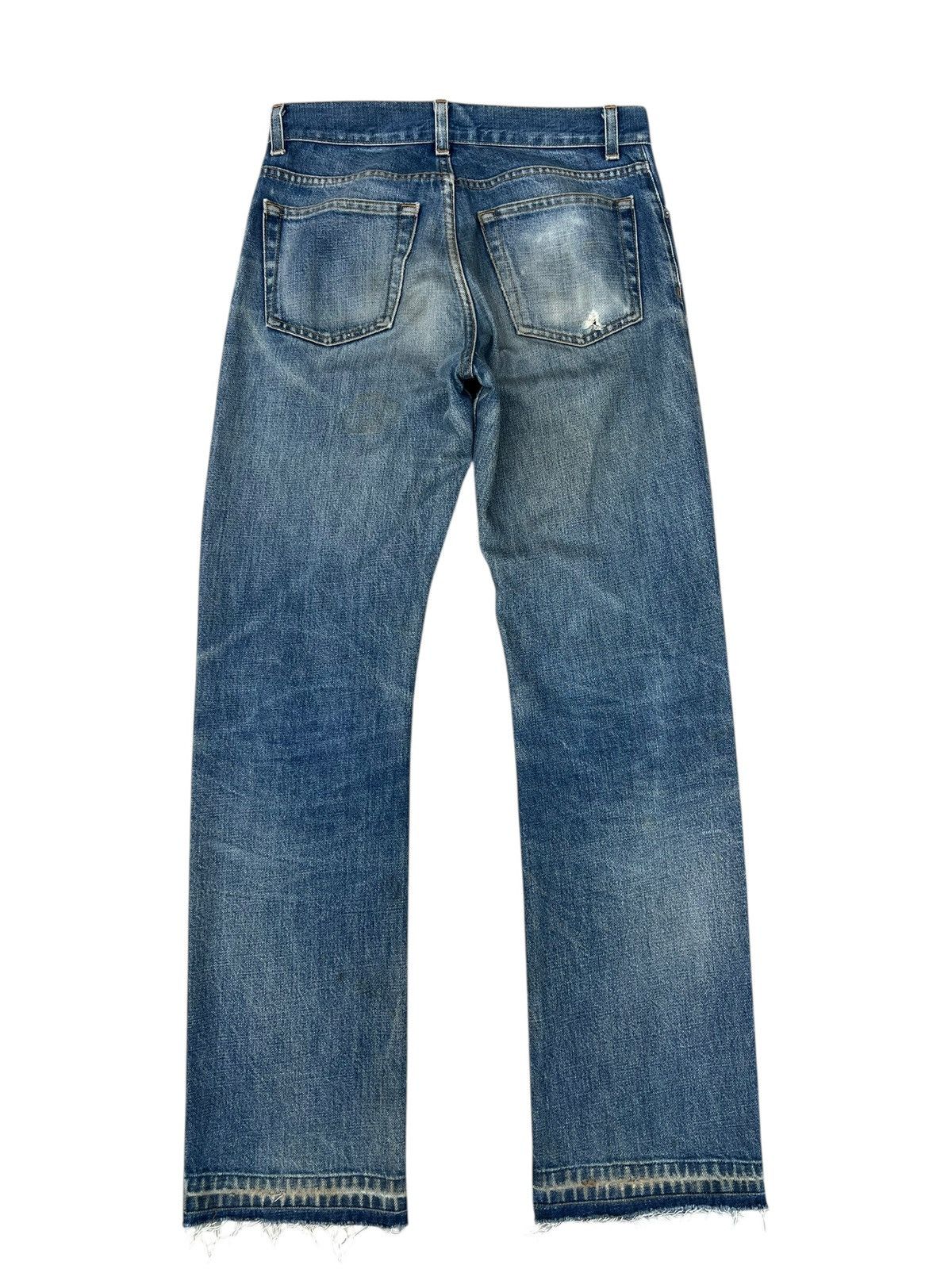 Helmut Lang Vintage Helmut Lang GLJeans Aging Distress Mud Denim Jeans Size US 29 - 15 Thumbnail