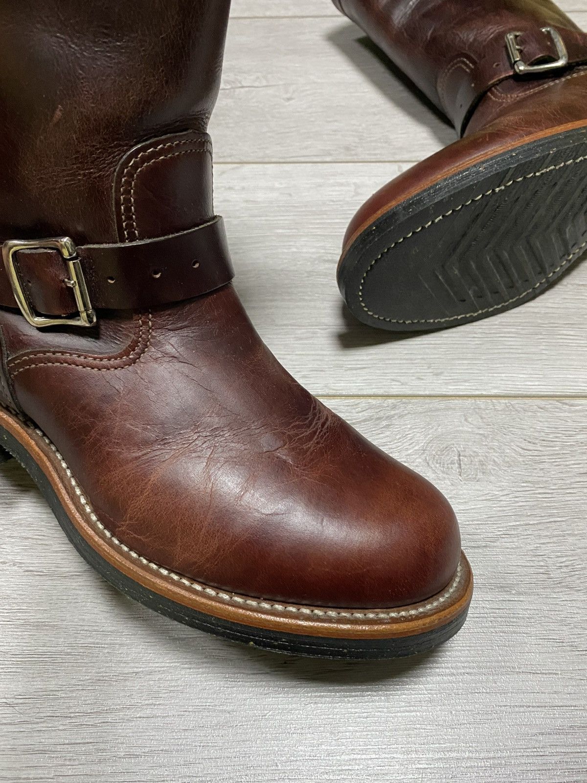 Chippewa Chippewa Leather high Boots biker Size US 7.5 / EU 40-41 - 4 Thumbnail