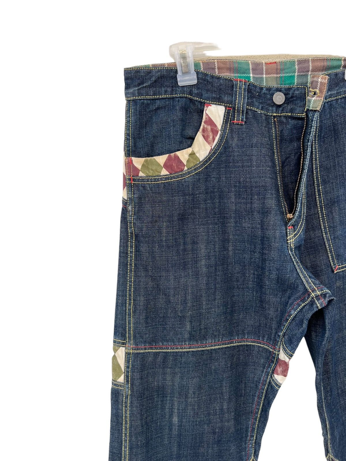 Vintage Vintage SACRIFICE Japan Union Made Hybrid Denim Jeans Size US 34 / EU 50 - 8 Thumbnail
