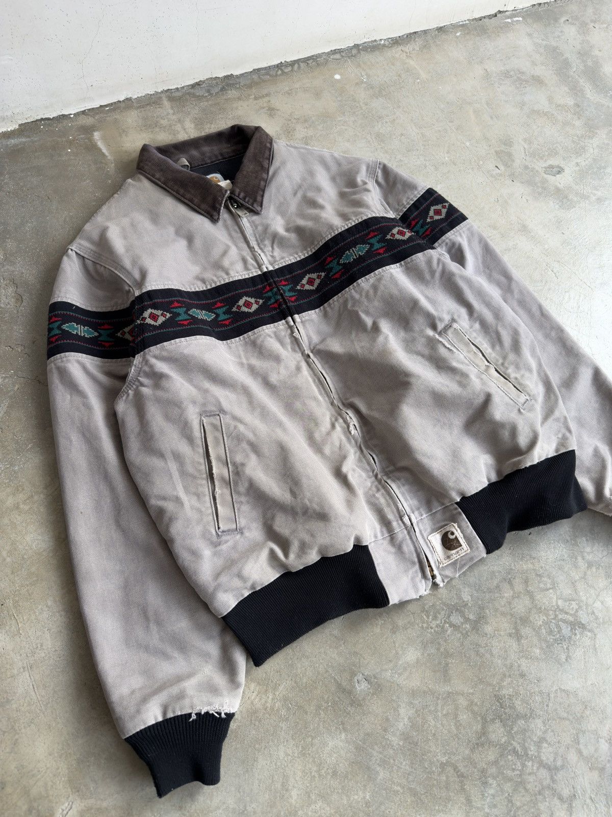 Carhartt Vintage Carhartt aztec santa fe j77 cmt Size US XL / EU 56 / 4 - 3 Thumbnail