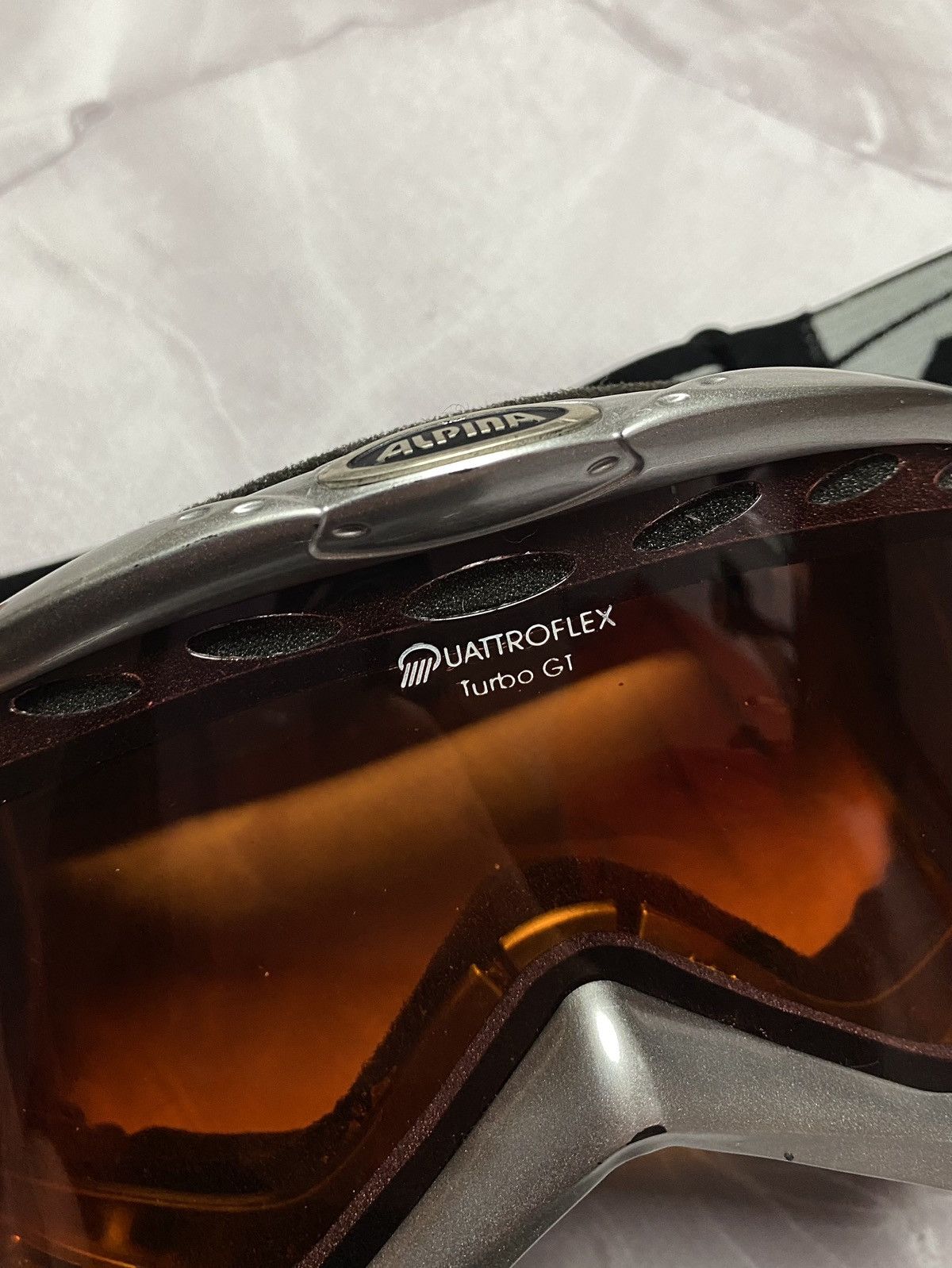 Other Alpina Quattroflex Turbo GT Snowboard Ski Goggles Glasses Size ONE SIZE - 3 Thumbnail