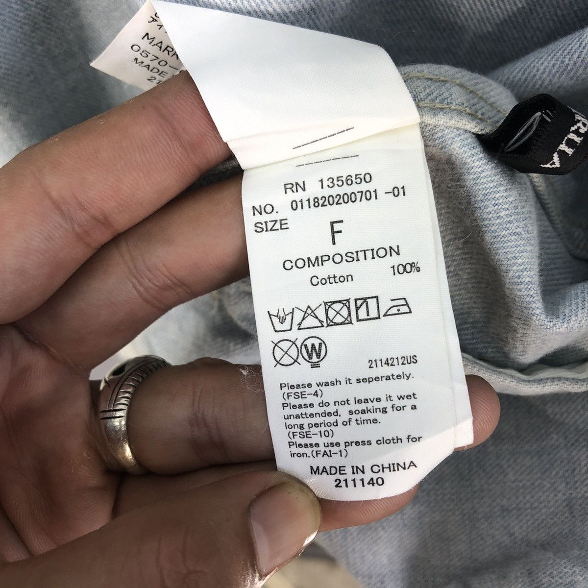 Japan Streetwear Distressed Faded Denim Jacket
