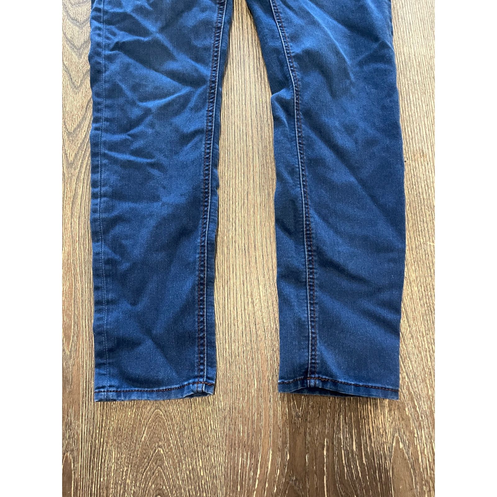 Seven 7 Seven7 Legging Jeans Mid Rise Denim Stretch Blue Size 4P Size 27" / US 4 / IT 40 - 2 Thumbnail