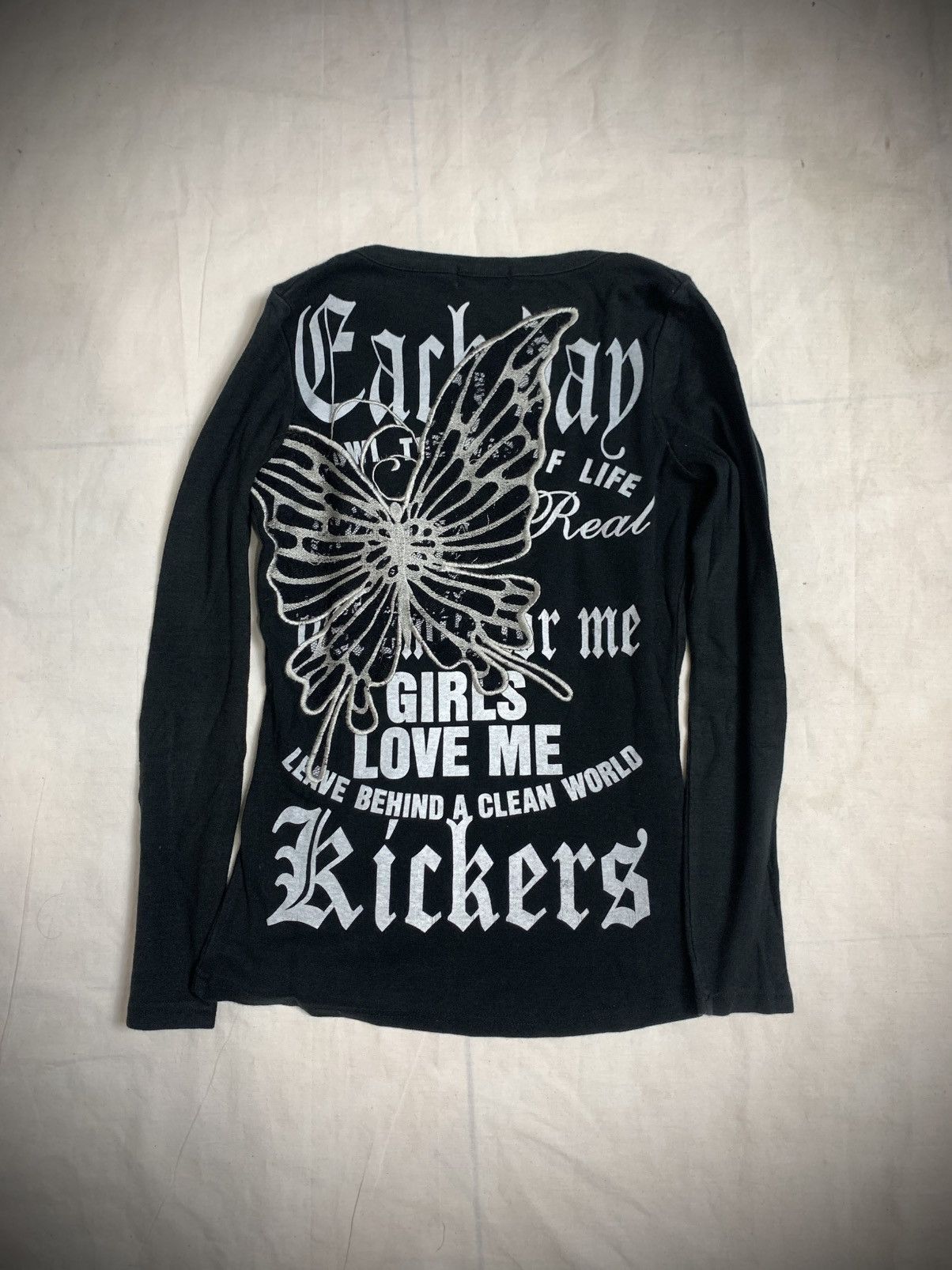 If Six Was Nine vkei japanese archive poem if six was nine Long sleeve Size US M / EU 48-50 / 2 - 1 Thumbnail