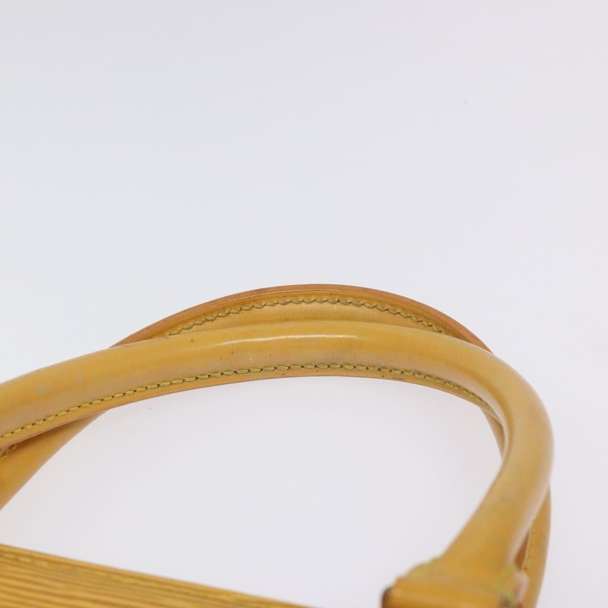 Louis Vuitton LOUIS VUITTON Epi Sac Plat Hand Bag Yellow M52079 Size ONE SIZE - 8 Thumbnail