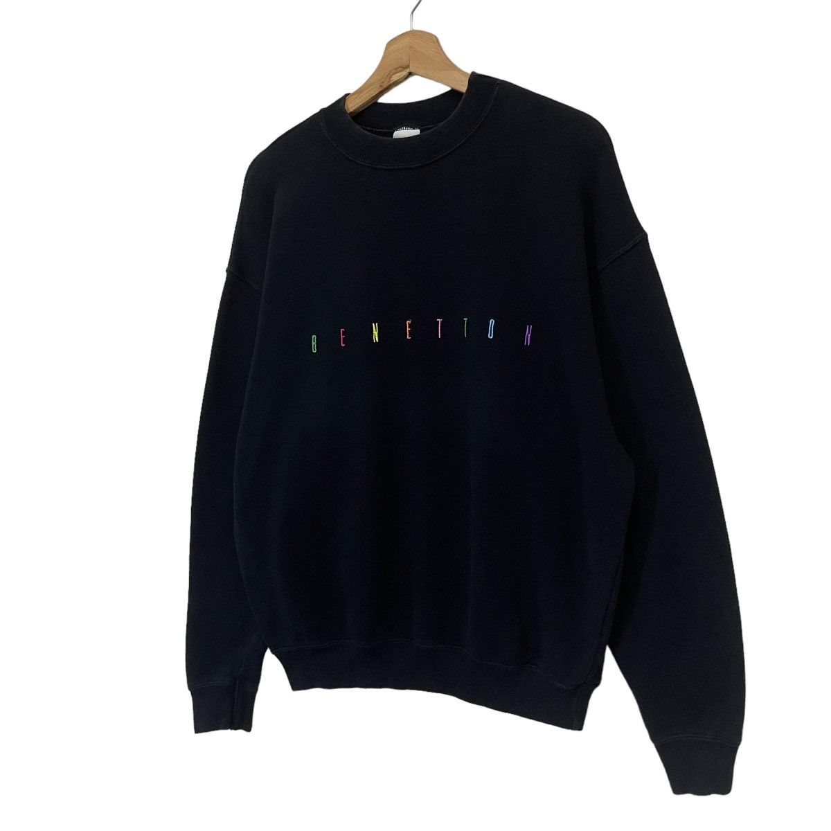 Benetton Vintage 90s Benetton Big Logo Crewneck Sweatshirt Size US M / EU 48-50 / 2 - 3 Thumbnail