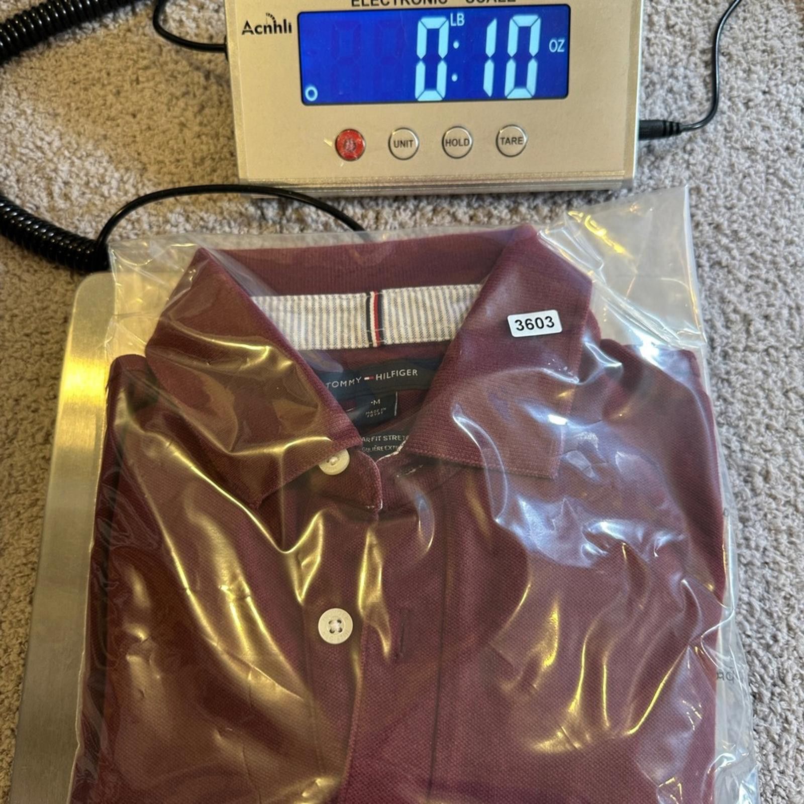 Tommy Hilfiger Tommy Hilfiger Polo Shirt M Mens Regular Fit Classic Flag Size US M / EU 48-50 / 2 - 7 Thumbnail