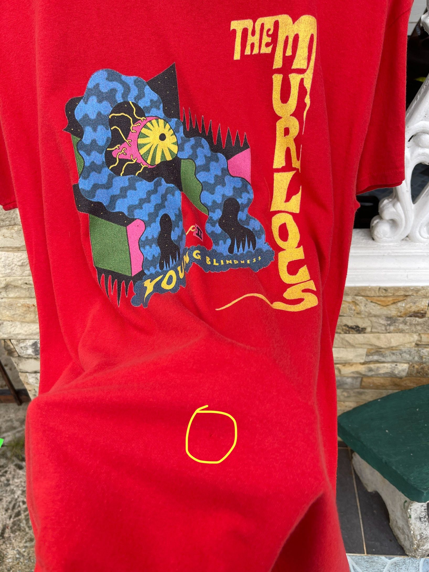 Band Tees Last Drop🔥Rare🔥Vtg The Murlocs Young Blindness Band T-Shirt Size US L / EU 52-54 / 3 - 6 Thumbnail