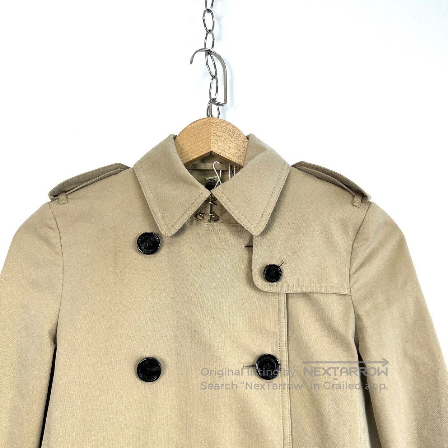 Burberry Burberry Brown Double-Breasted Trench Coat. Size M / US 6-8 / IT 42-44 - 3 Thumbnail