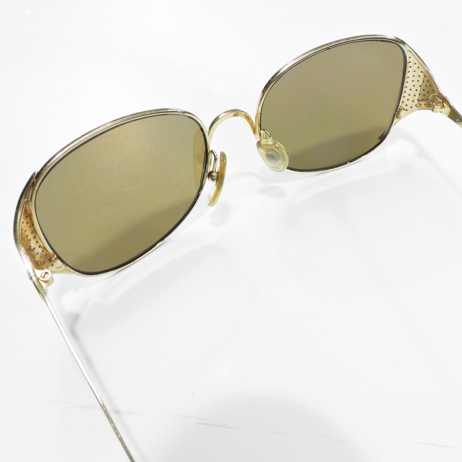 Dior 80’S DIOR GOLD AND CRISTAL BUTTERFLY SUNGLASSES [2362 43] Size ONE SIZE - 5 Thumbnail