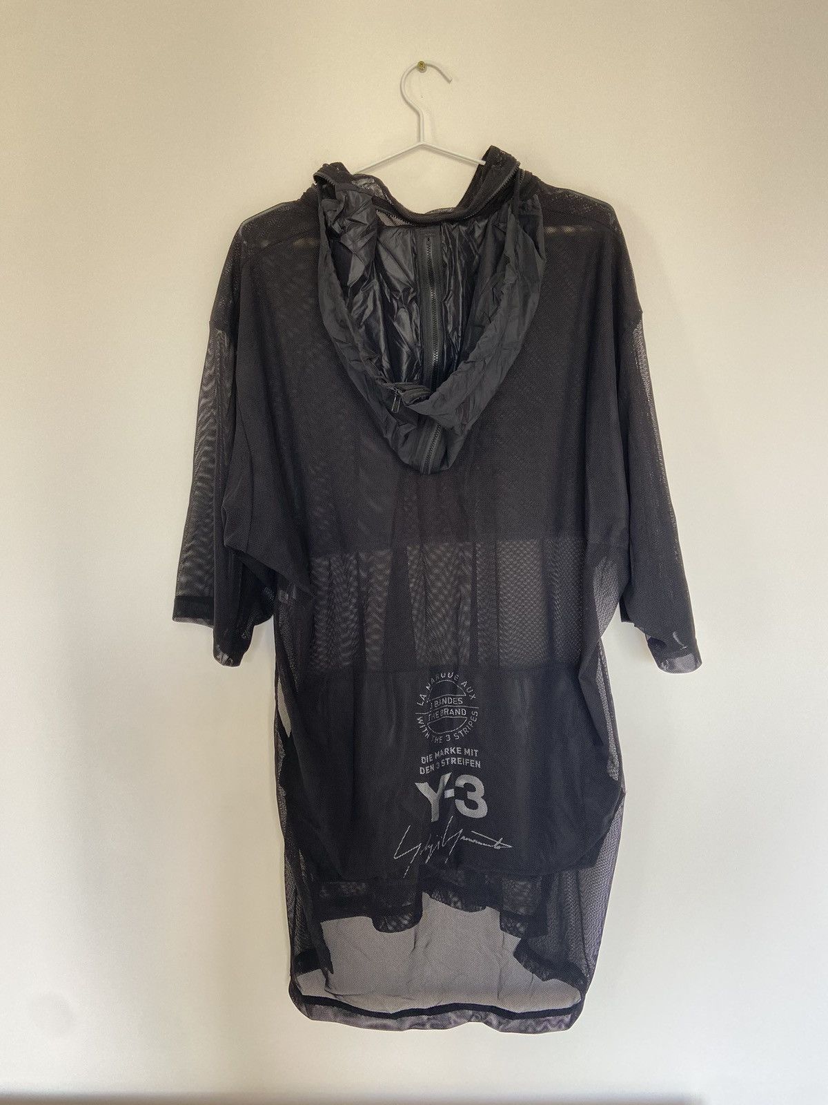 Y-3 Y-3 Yohji Yamamoto Adidas Mesh Foldable Hoodie Shirt Size US L / EU 52-54 / 3 - 6 Thumbnail