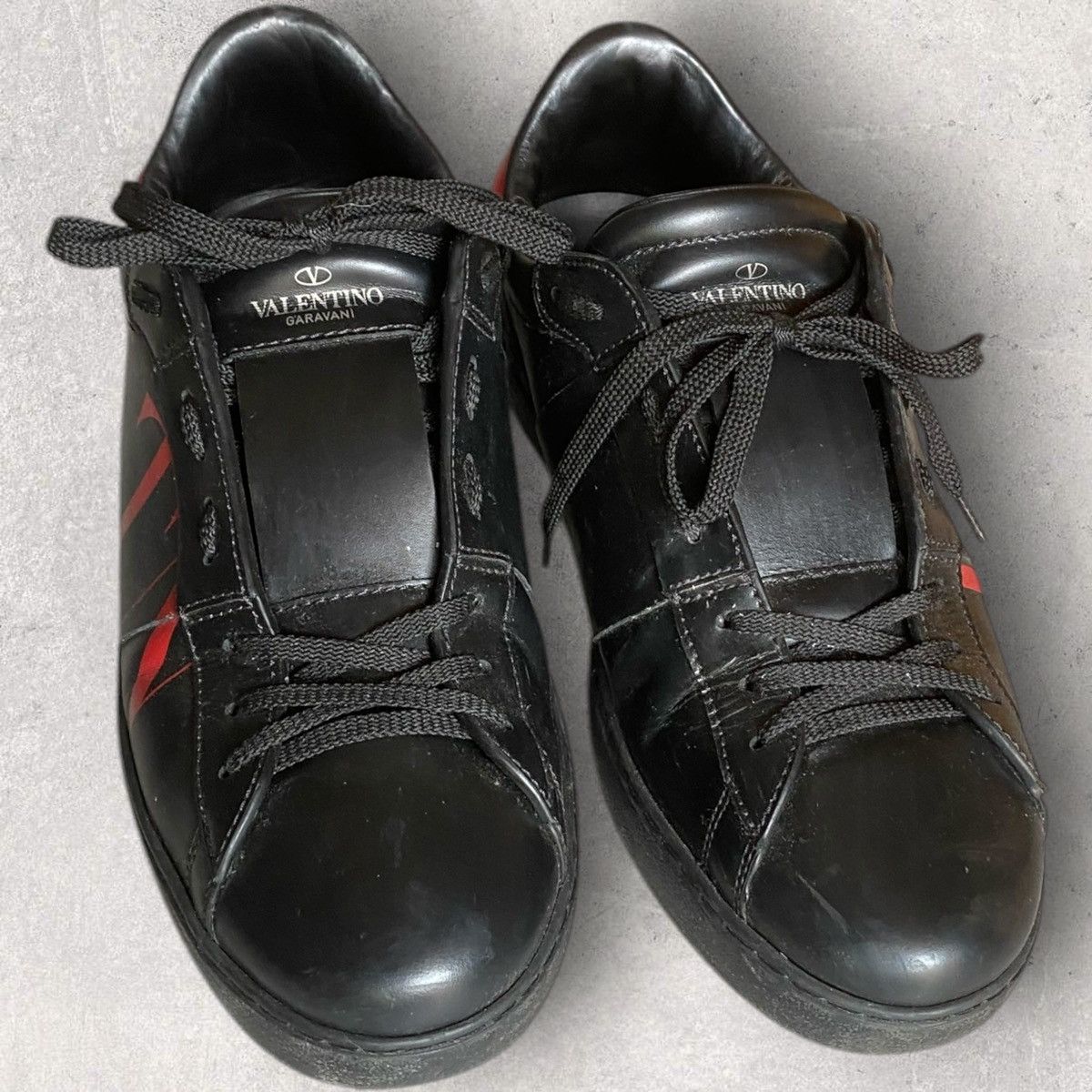 Valentino Valentino VLTN Open Low Top Sneakers Size US 9 / EU 42 - 3 Thumbnail