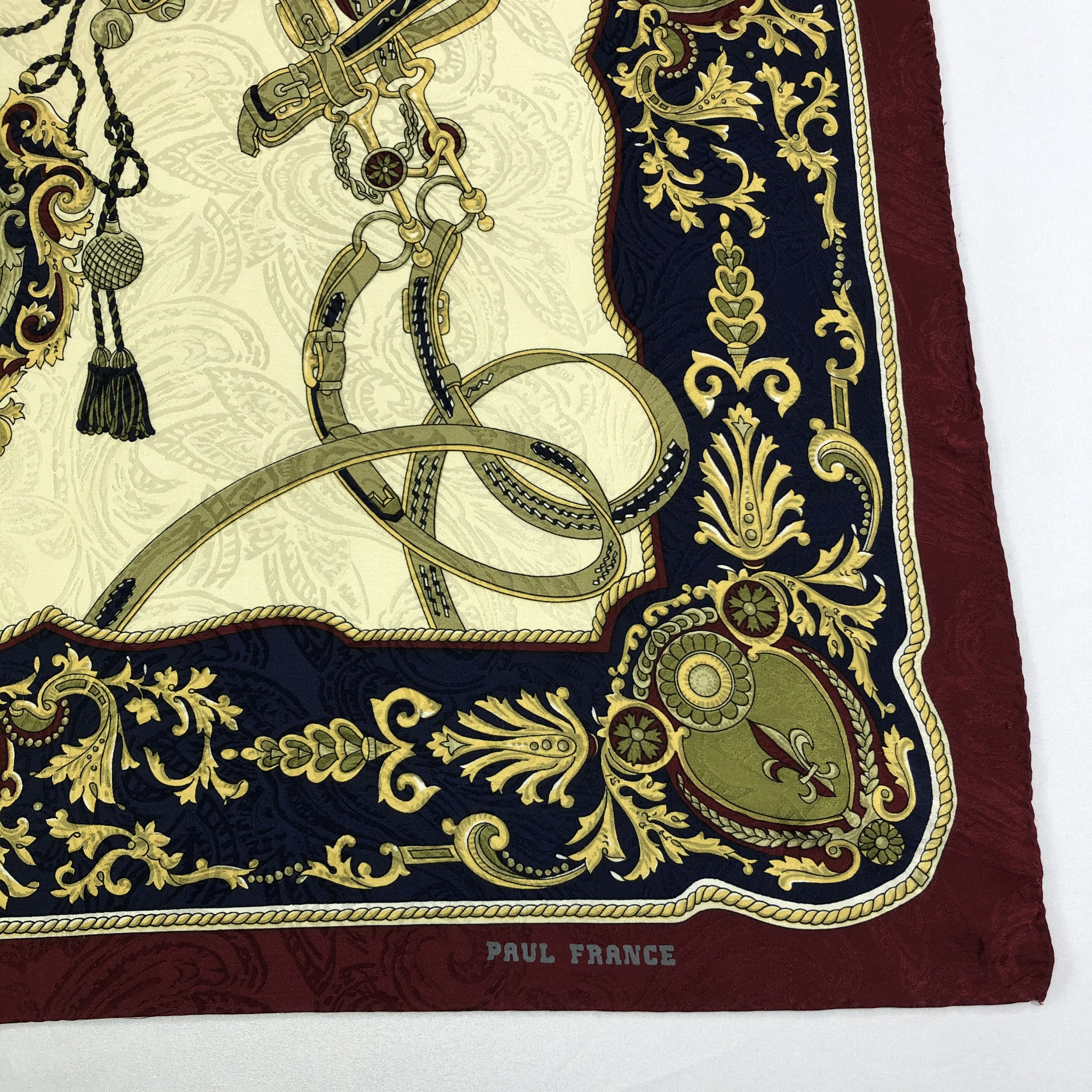 Vintage Vintage Paul France Silk Scarf Size ONE SIZE - 4 Thumbnail