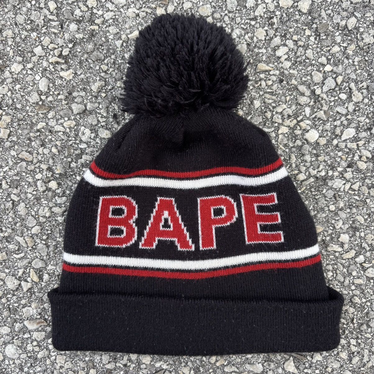 Bape Bape Knit Pom Beanie Size ONE SIZE - 1 Thumbnail