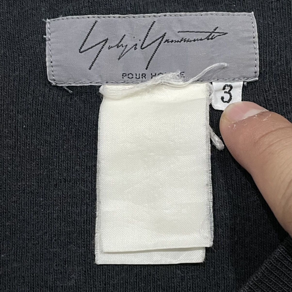 Vintage × Yohji Yamamoto Vintage Yohji Yamomoto Plain V Neck Tee Size US M / EU 48-50 / 2 - 4 Thumbnail