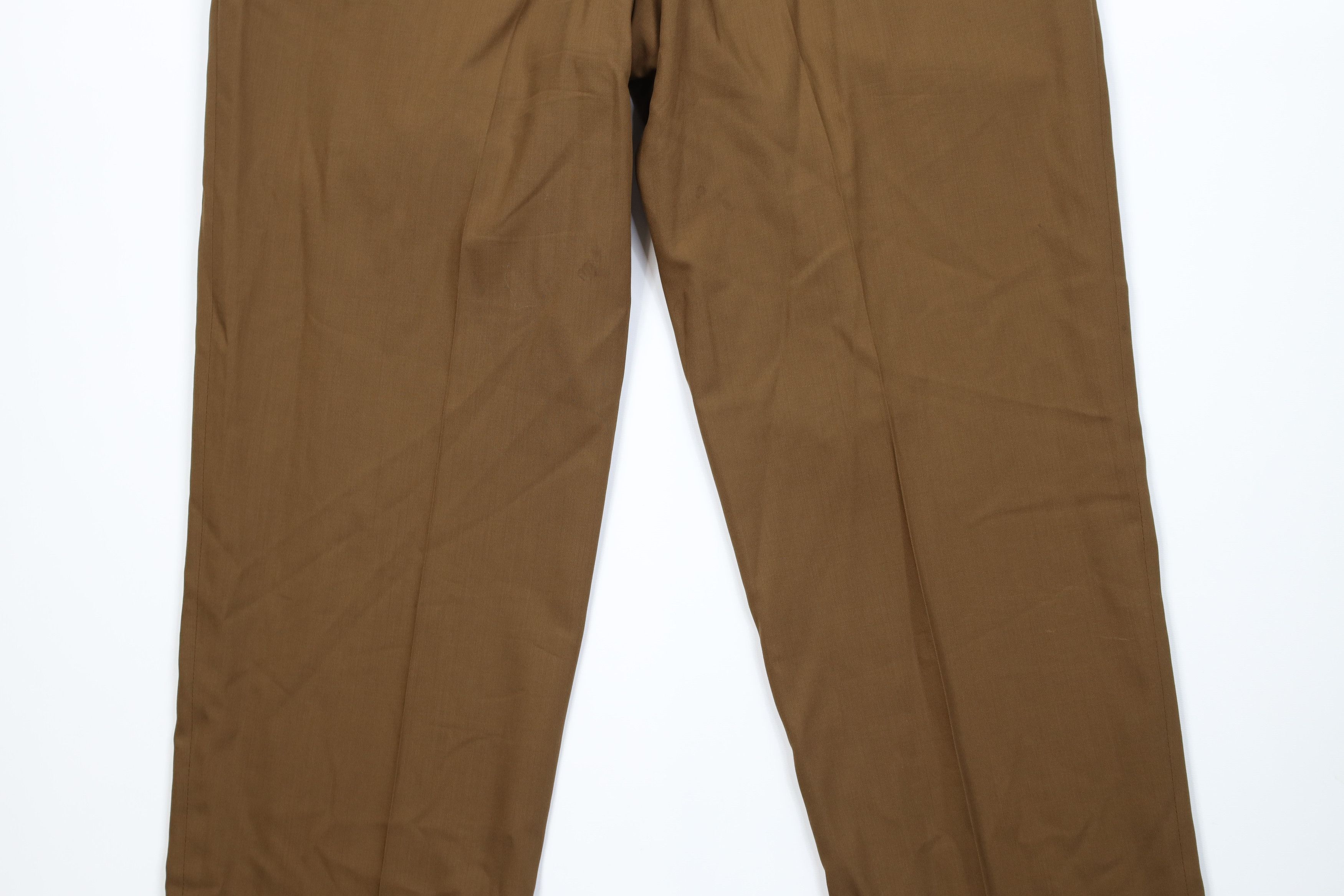 Vintage Vintage 90s Streetwear Super 100s Wool Wide Leg Chino Pants Size US 36 / EU 52 - 12 Thumbnail