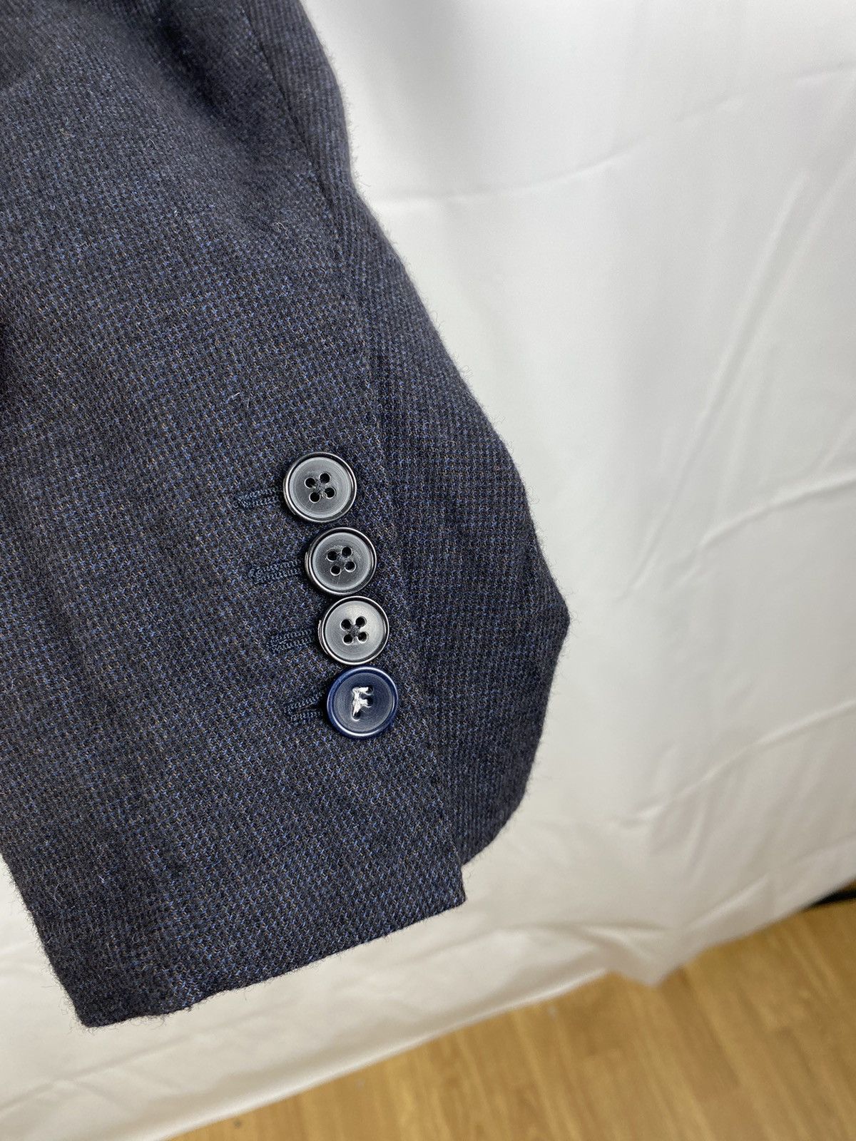 Faconnable Faconnable Wool-Cotton Blazer Size L Size 42L - 3 Thumbnail