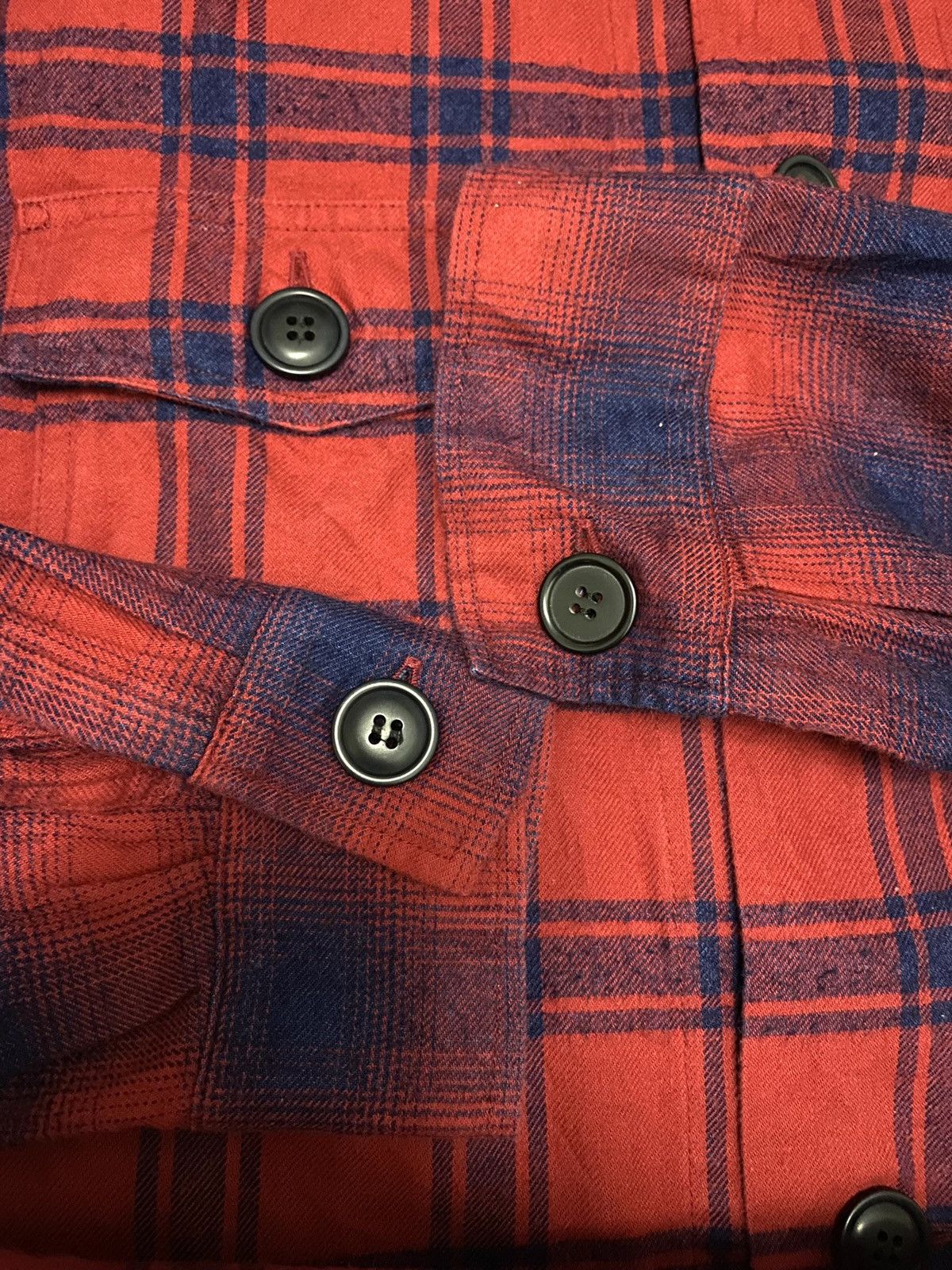 N.Hoolywood Rare‼️ N. Hollywood Flannel Shirt Made in Japan Size M / US 6-8 / IT 42-44 - 7 Thumbnail