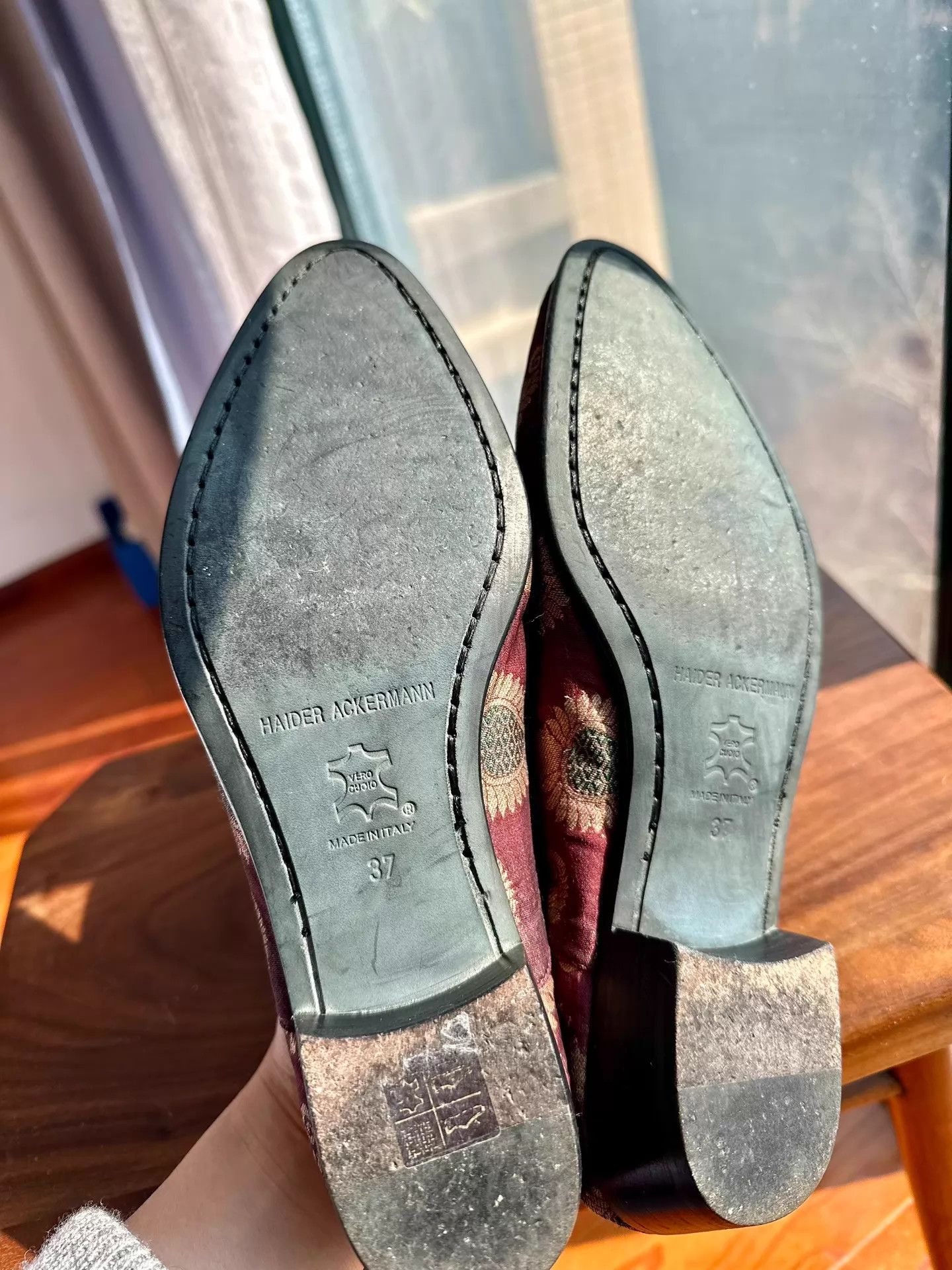 Haider Ackermann Haider Ackermann Satin Runway Shoe 37 95 New Size US 6.5 / IT 36.5 - 4 Thumbnail