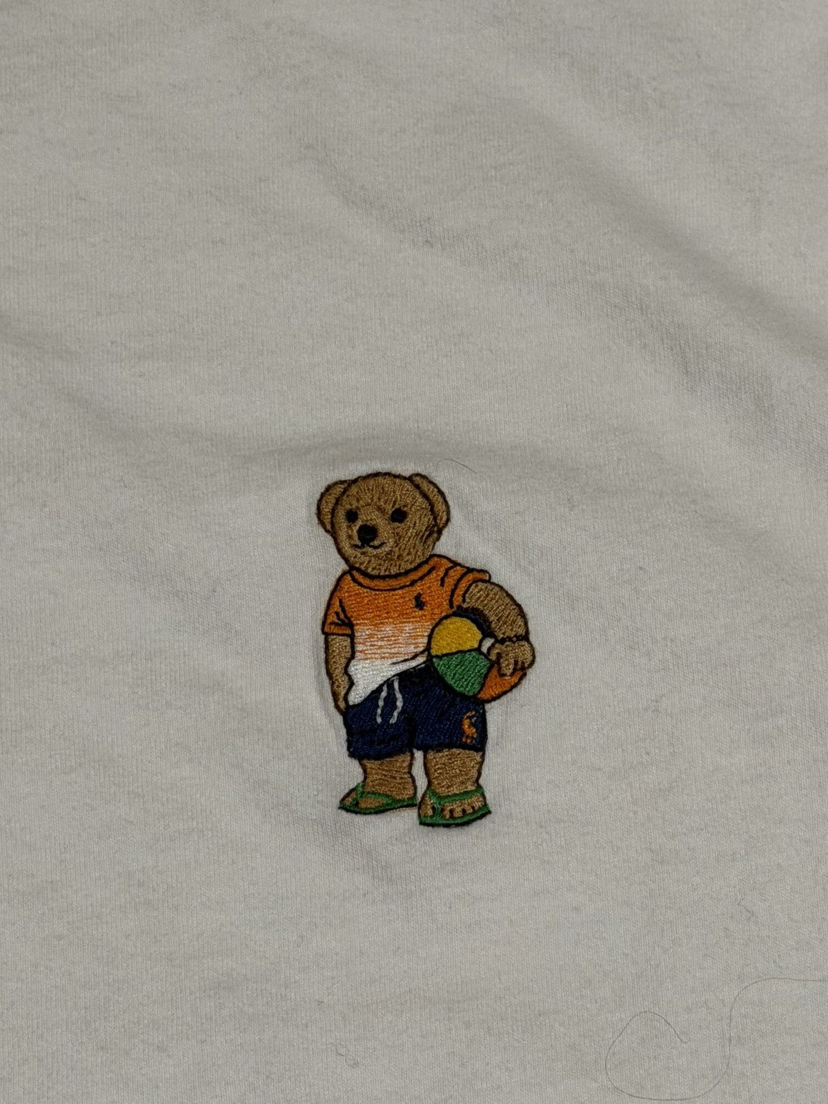 Polo Ralph Lauren 🔥Polo Ralph Lauren Beach Bear Logo Long Sleeve/Polo Bear Tee Size US L / EU 52-54 / 3 - 6 Thumbnail
