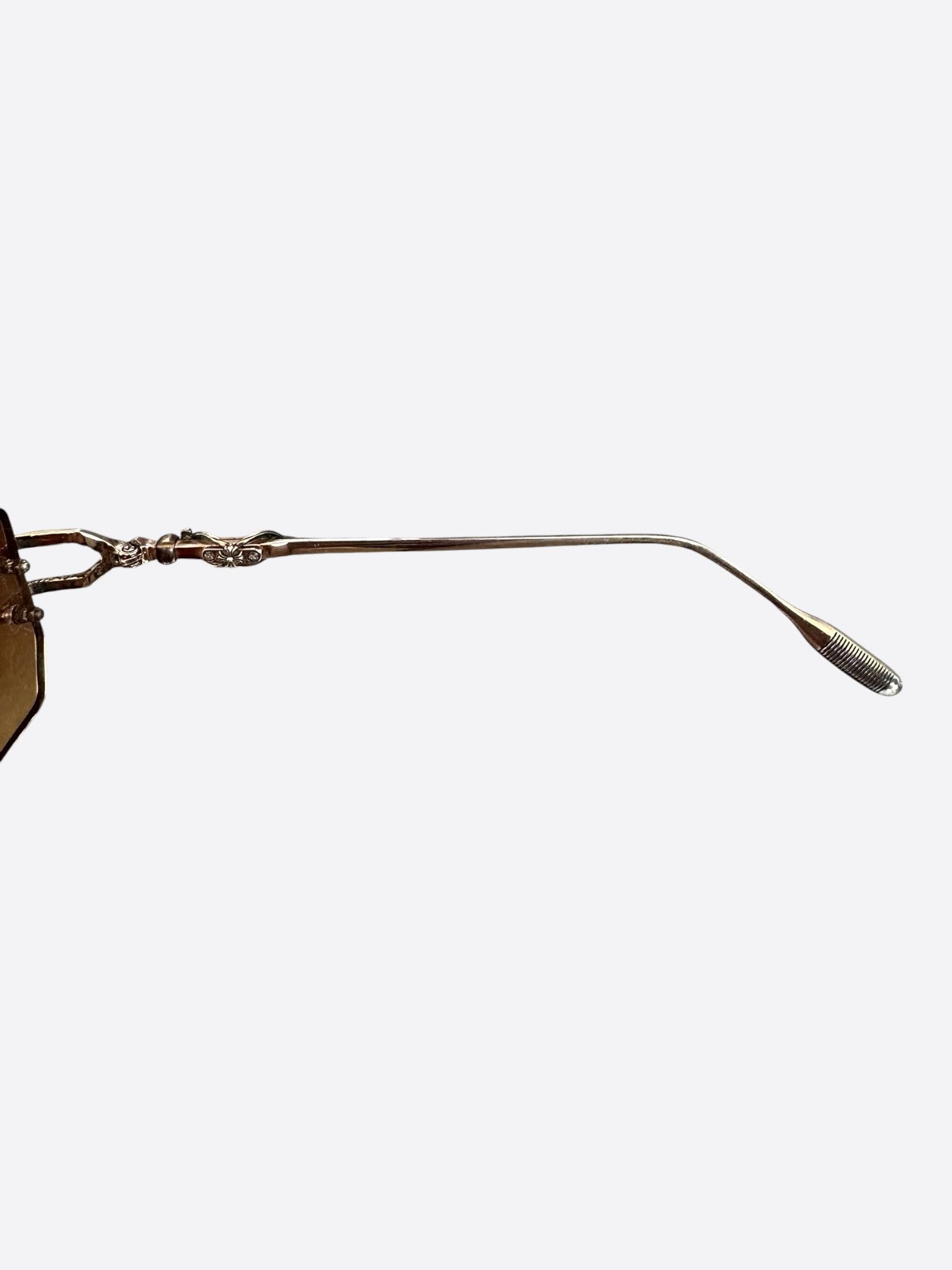 Chrome Hearts Chrome Hearts Gold Lordie Sunglasses Size ONE SIZE - 5 Thumbnail
