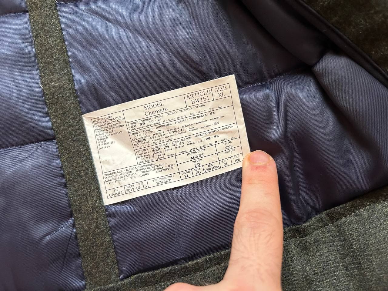 Suitsupply SUITSUPPLY Chengdu Down Vest Suitsupply Size US L / EU 52-54 / 3 - 8 Thumbnail