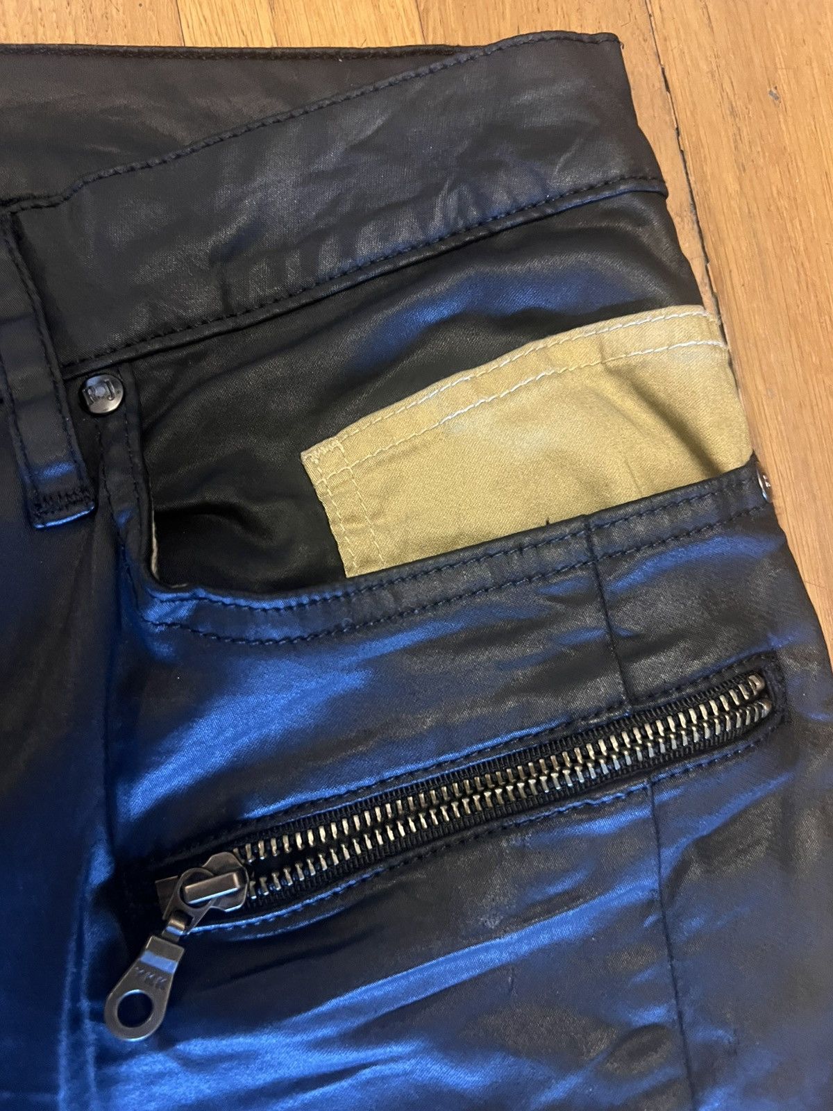 Robins Jeans Robins jean the show motorcycle biker gold black Size US 38 / EU 54 - 4 Thumbnail