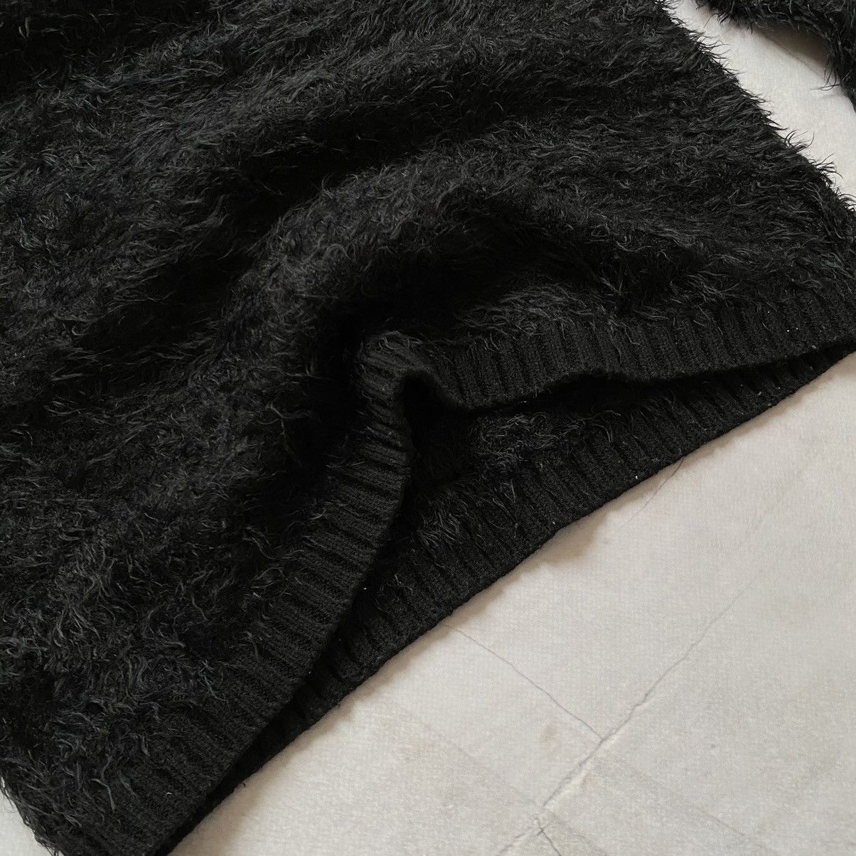 Japanese Brand × Seditionaries Vintage Marni Style Black Mohair Knit Sweater Y2K Size US S / EU 44-46 / 1 - 3 Thumbnail
