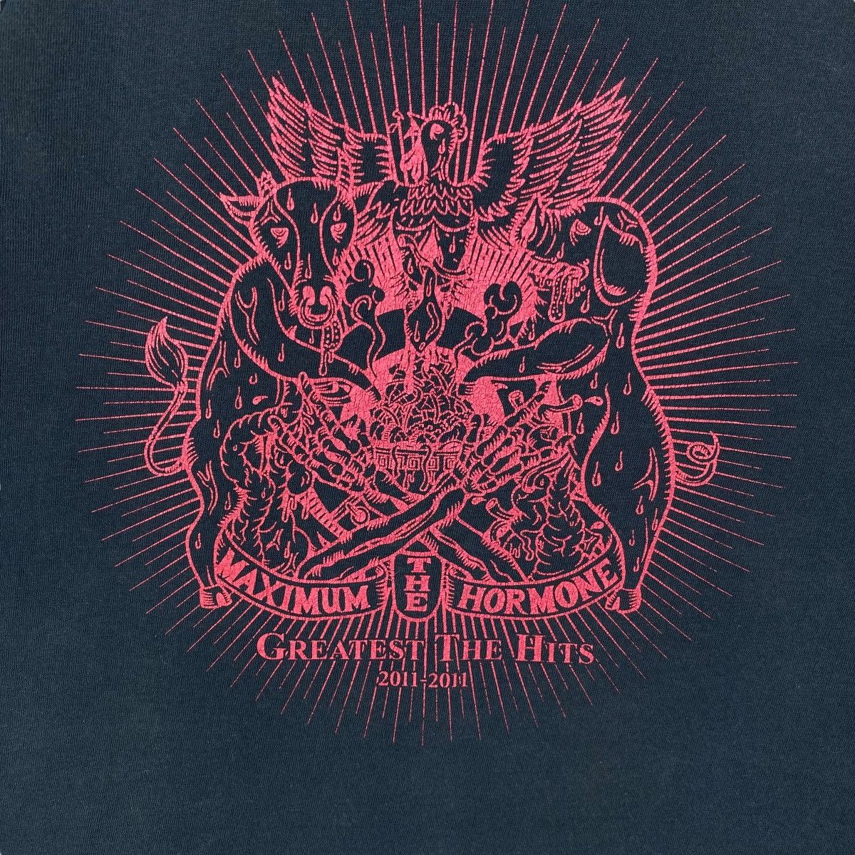 Band Tees × Vintage MAXIMUM THE HORMONE Greatest The Hits Japan Hardcore Band Size US M / EU 48-50 / 2 - 2 Thumbnail