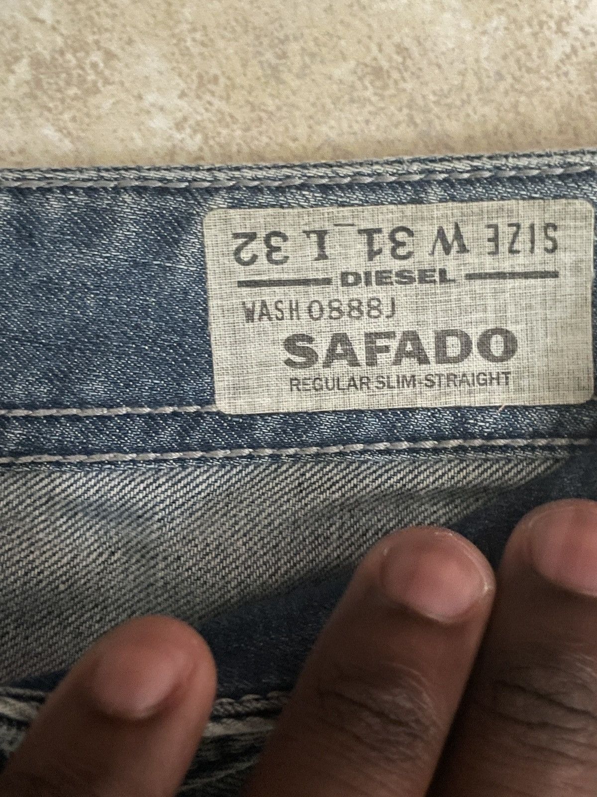 Diesel Diesel Safado Button Fly Size US 31 - 3 Thumbnail