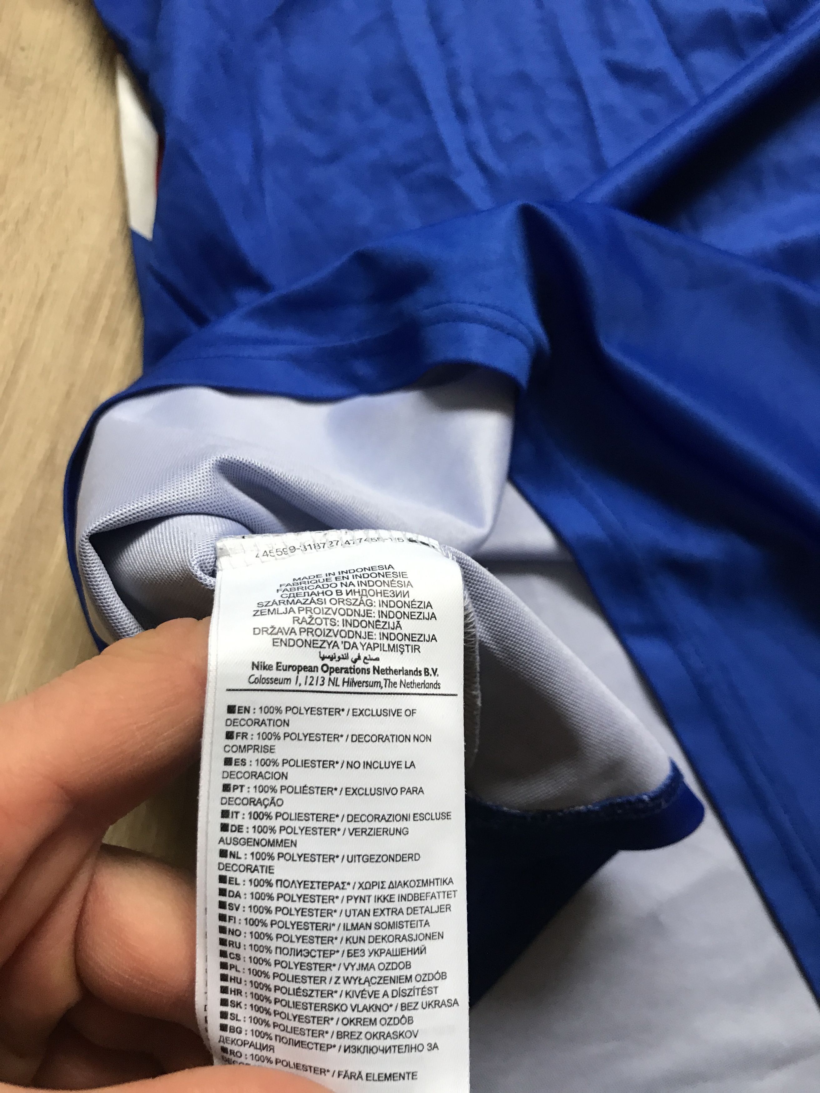 Nike Vintage Nike Croatia Basic Away Shirt 2012-2014 Size US XXL / EU 58 / 5 - 6 Thumbnail