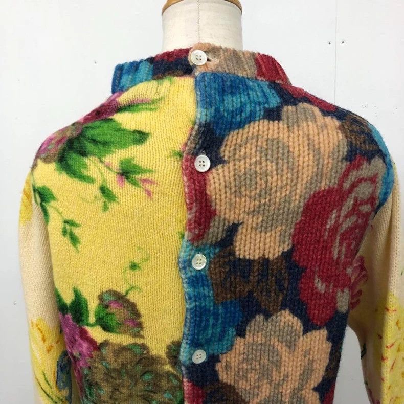 Comme des Garcons Comme Des Garcons Flower Sweater Size M / US 6-8 / IT 42-44 - 6 Thumbnail