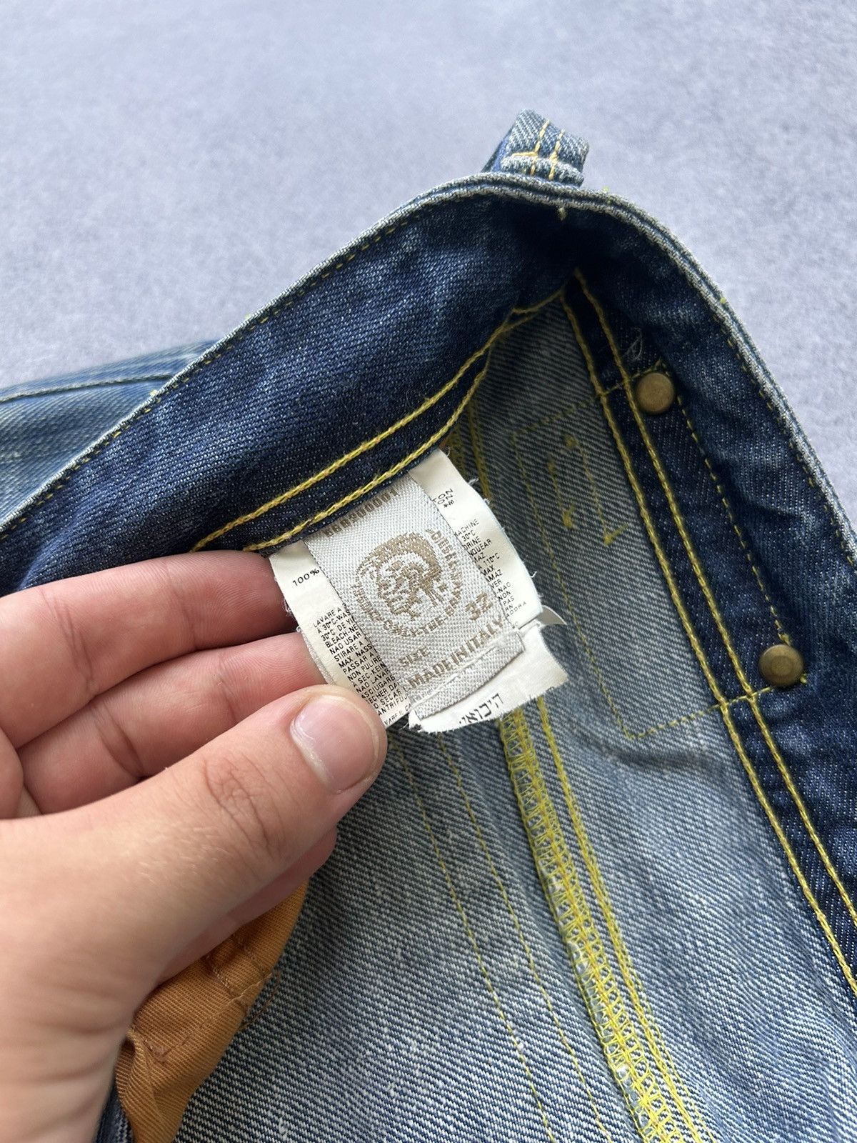 Diesel × Vintage Vintage Diesel Yarik distressed jeans mens y2k Size US 32 / EU 48 - 6 Thumbnail