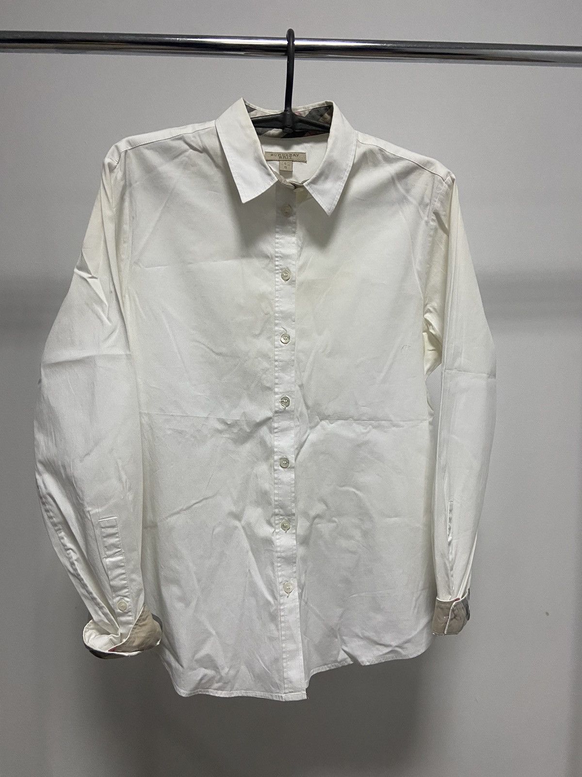 Burberry × Vintage Burberry Brit Vintage Button Ups nova check women's Size L / US 10 / IT 46 - 1 Thumbnail
