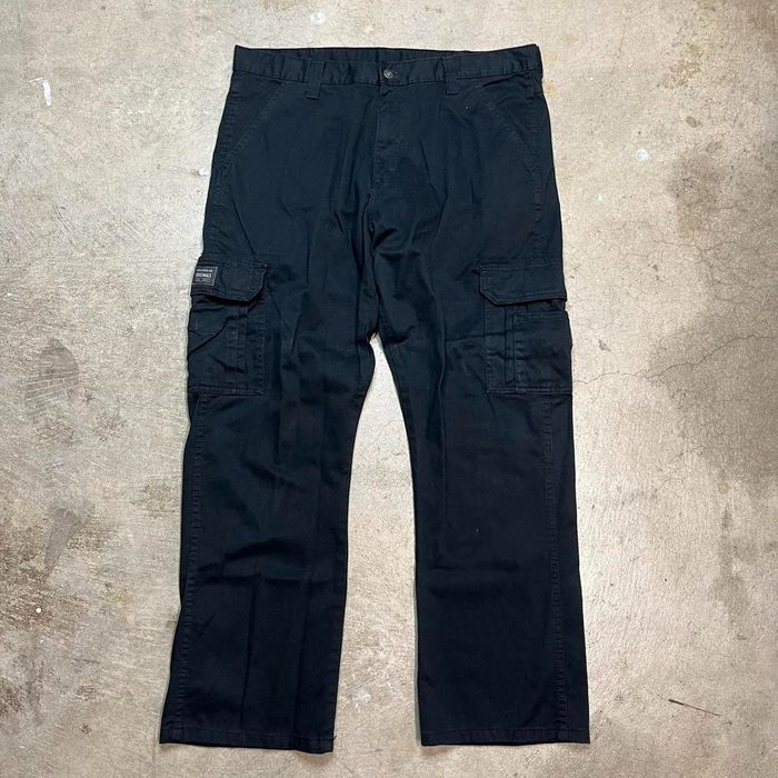 Vintage Y2k Wrangler Cargo Pants Black | Grailed