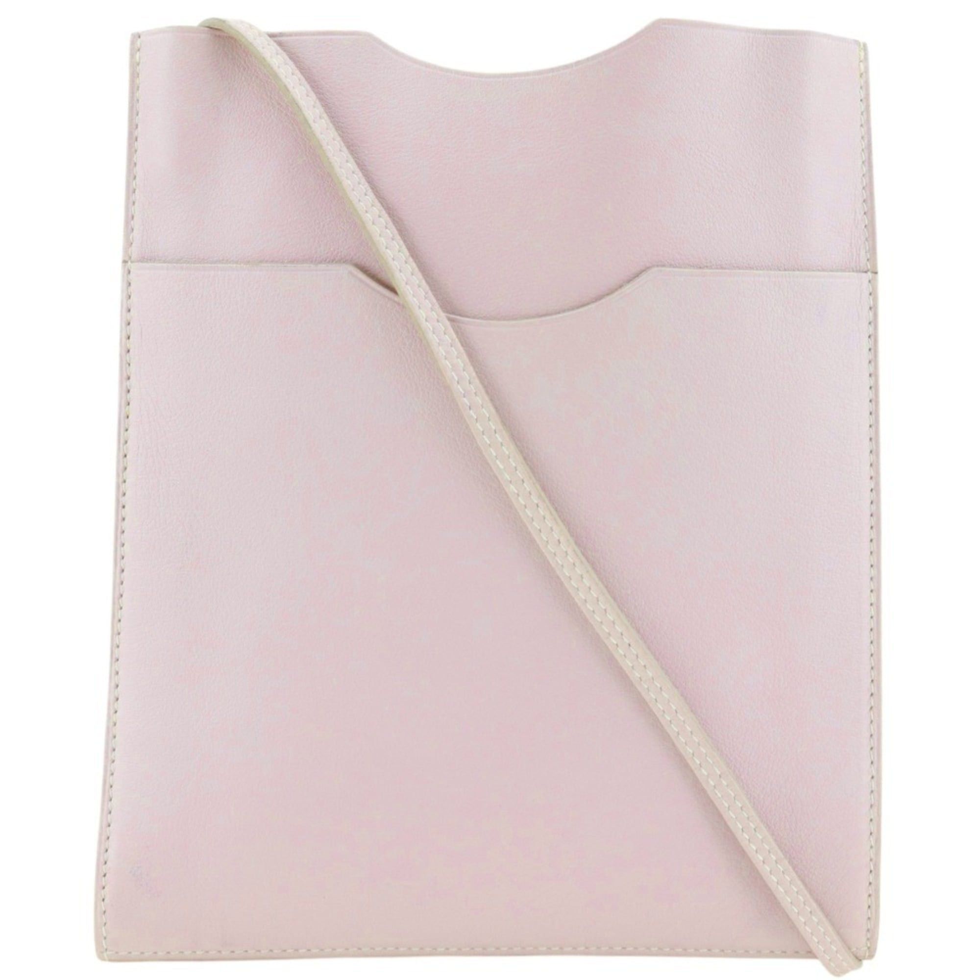 Hermes Hermes Onimetu Shoulder Bag, Calfskin, 2007 Model, Pink, □K Open, Women's Size ONE SIZE - 1 Thumbnail