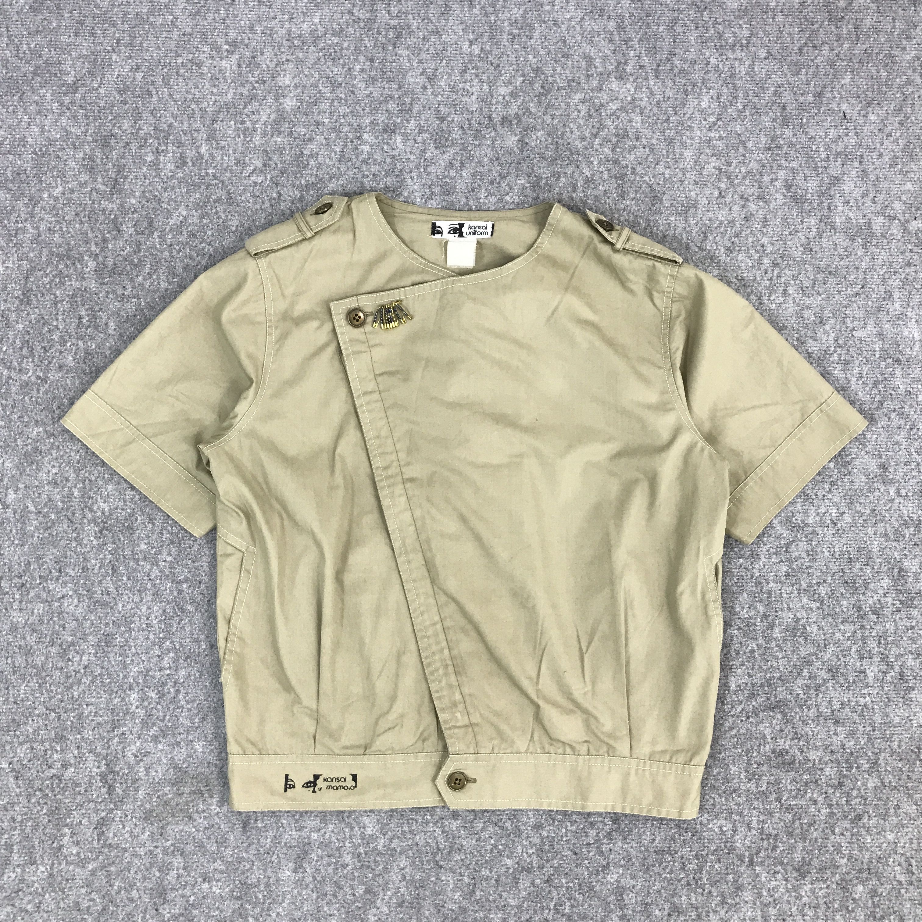 Japanese Brand × Kansai Yamamoto KANSAI YAMAMOTO DESIGN JAPAN SHORT SLEEVE JACKET Size US M / EU 48-50 / 2 - 1 Thumbnail