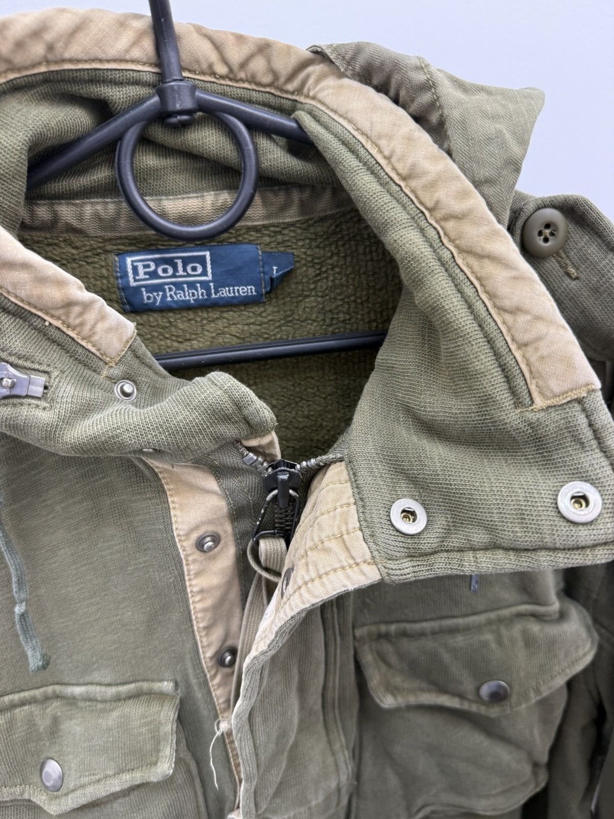 Polo Ralph Lauren Polo Ralph Lauren Military Patch Stowaway Zip Pullover Size US L / EU 52-54 / 3 - 3 Thumbnail