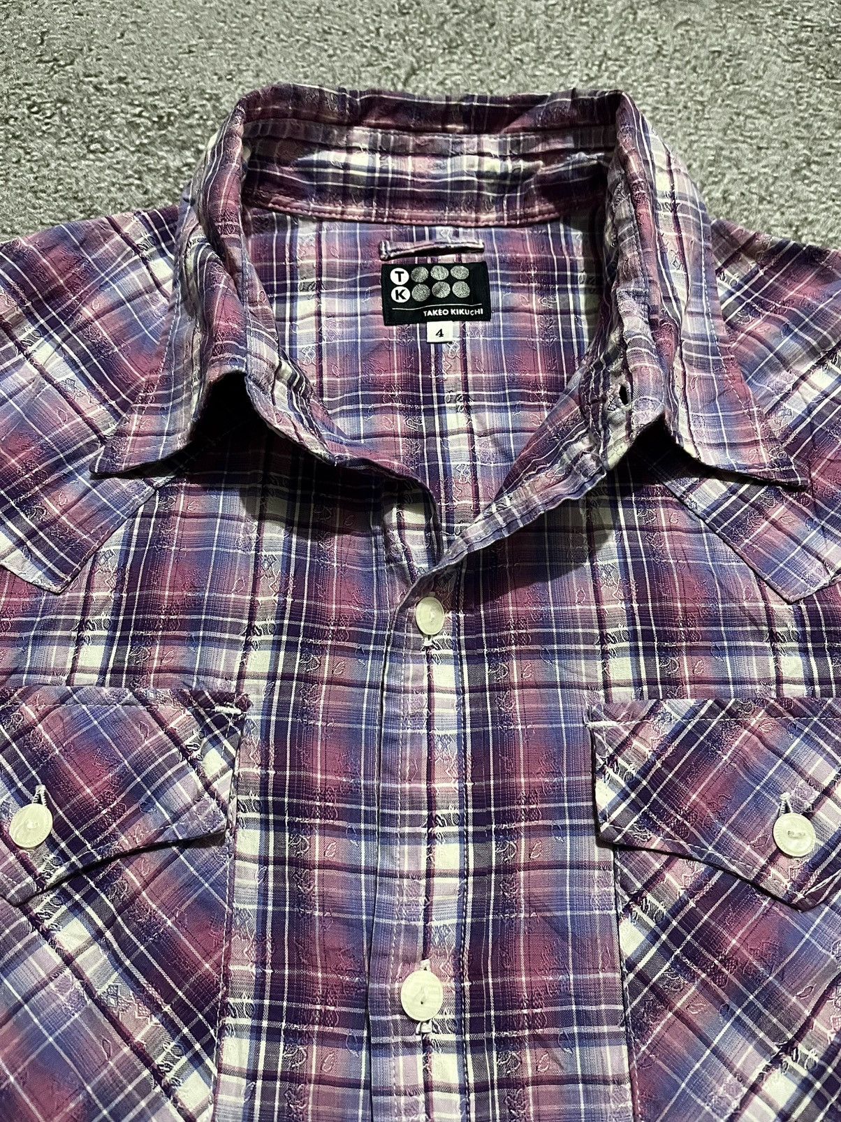 Takeo Kikuchi Takeo Kikuchi 3D Short Flannel Size US M / EU 48-50 / 2 - 5 Thumbnail