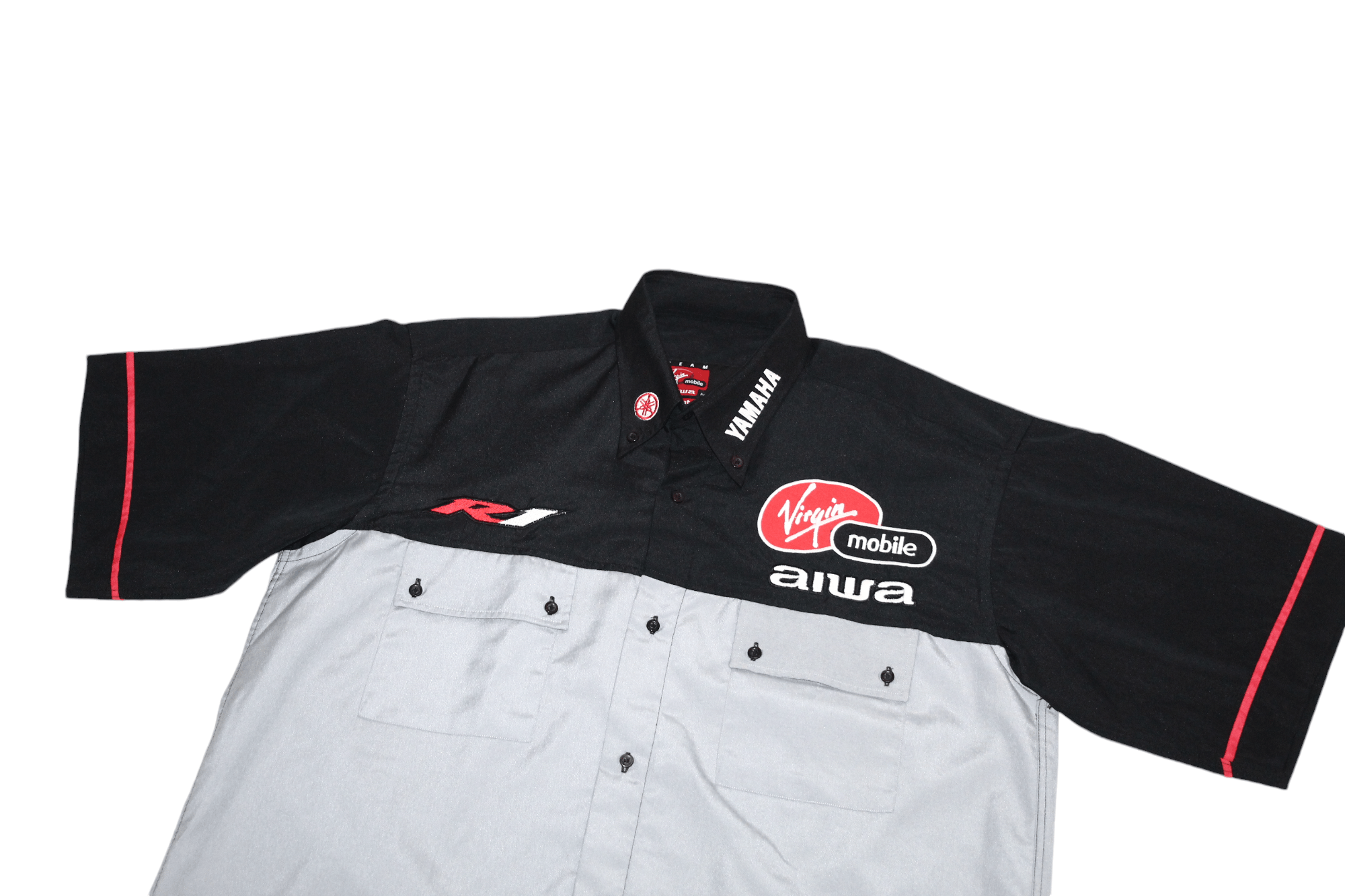 Yamaha VTG Team Virgin Mobile Aiwa Yamaha R1 Baggy Mechanic Shirt Size US XXL / EU 58 / 5 - 3 Thumbnail