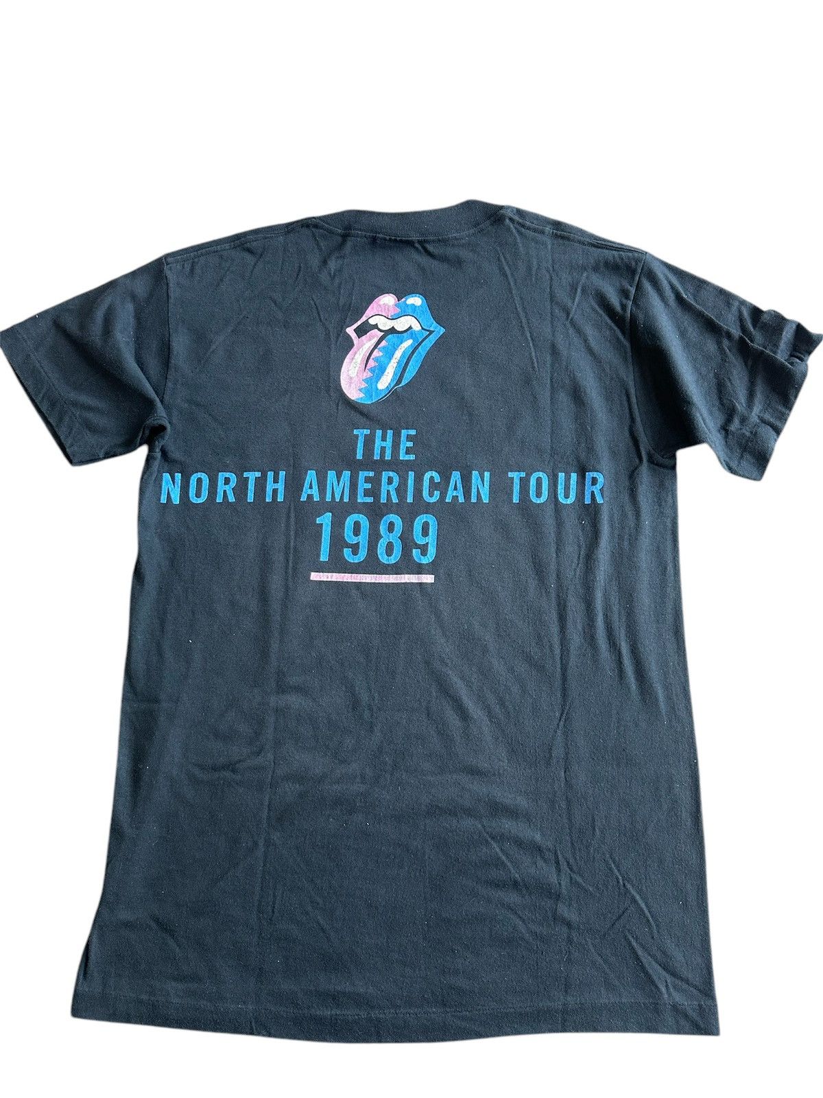 Vintage 1989 Rolling Stone Steel Wheels North American Tour Short Sleeve T Shirts