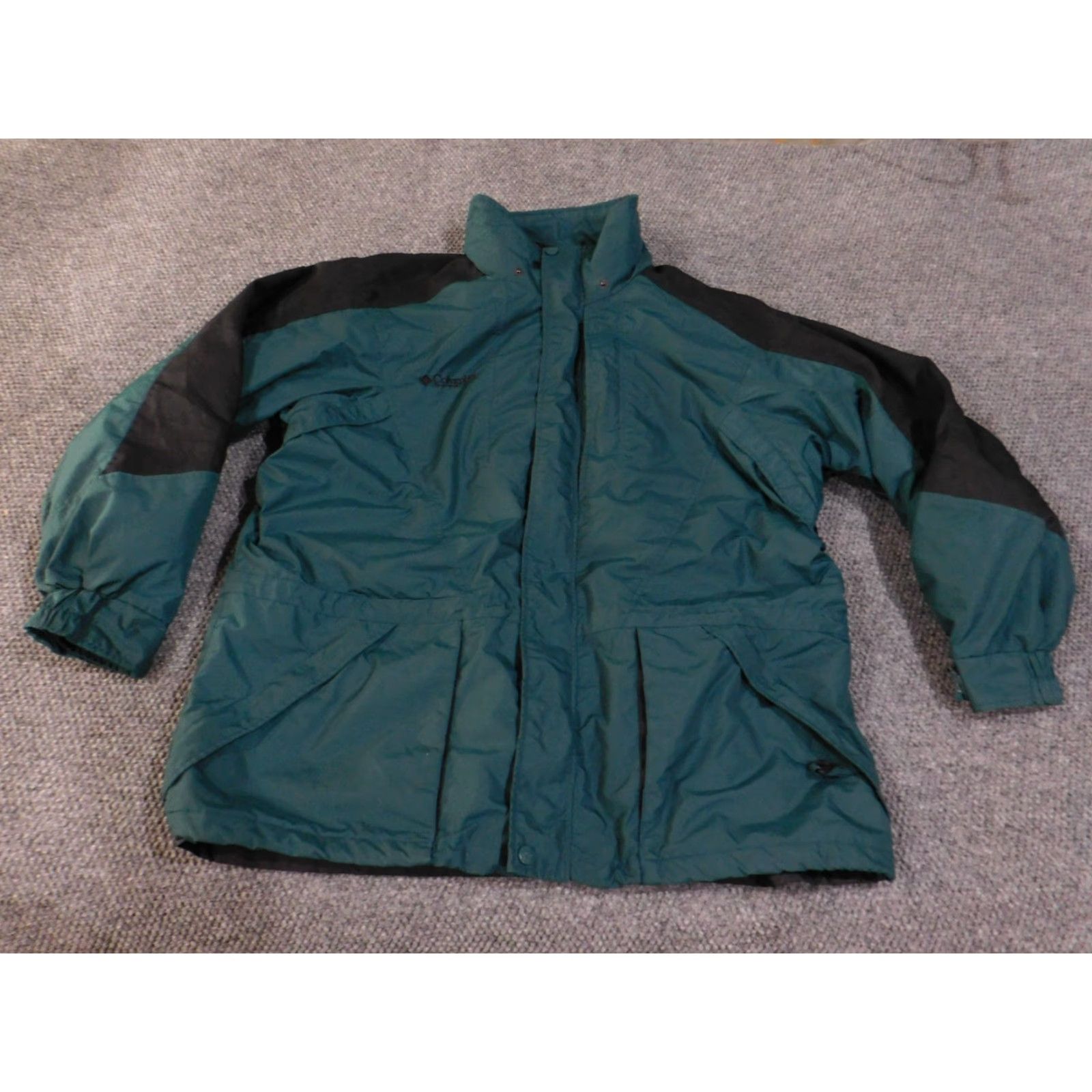 Doublet VINTAGE Columbia Jacket Mens XL Green Black Double Whammy Parka Outdoor Coat 90s Size US XL / EU 56 / 4 - 2 Thumbnail