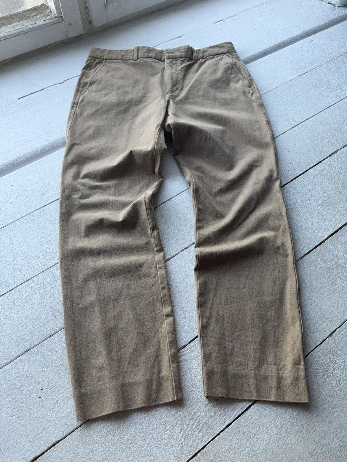 00s Designer Luxury Polo Ralph Lauren beige pants
