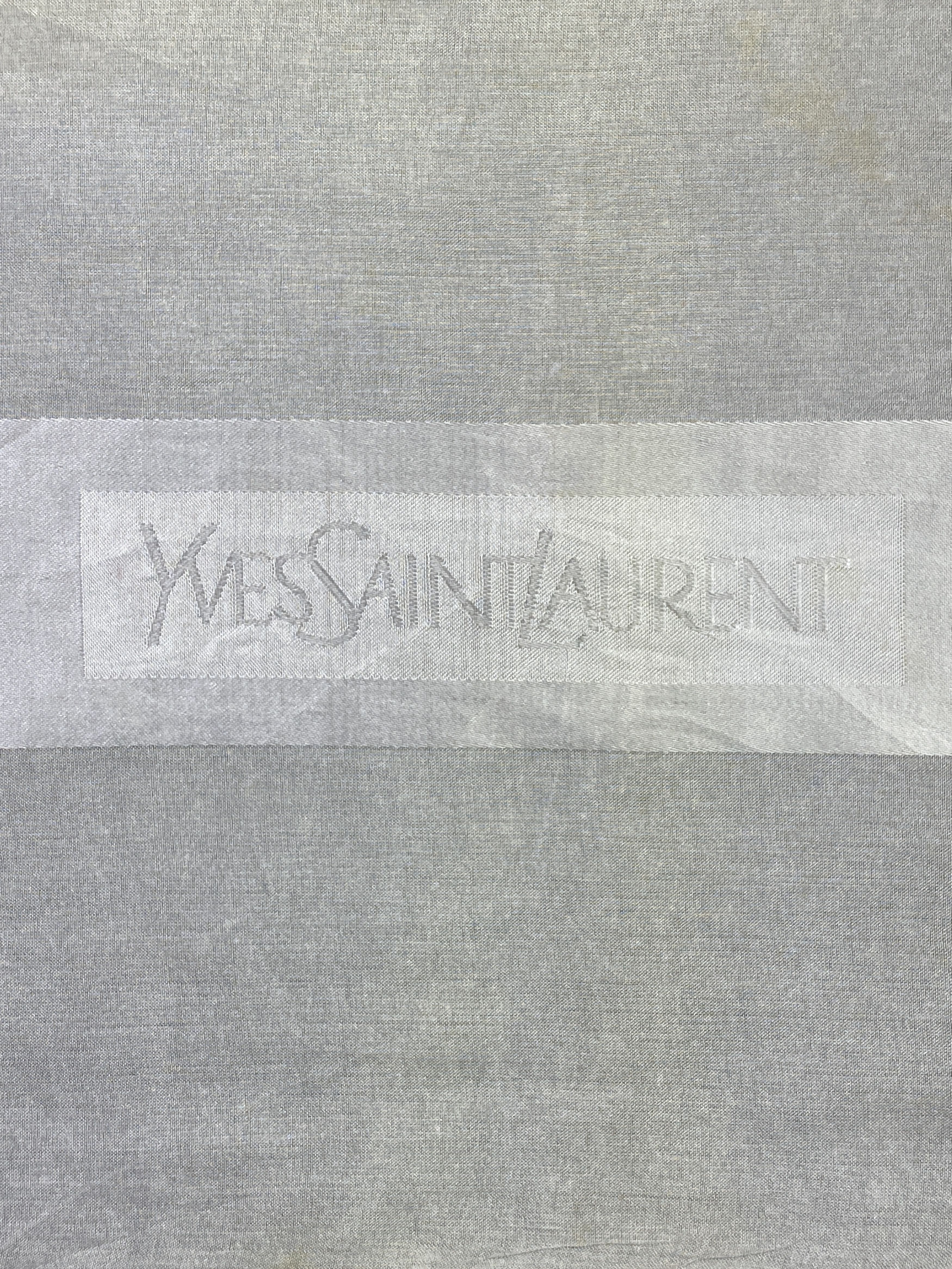 Yves Saint Laurent Yves Saint Laurent Silk Scarf / Silk Shawl SN0278 Size ONE SIZE - 6 Thumbnail
