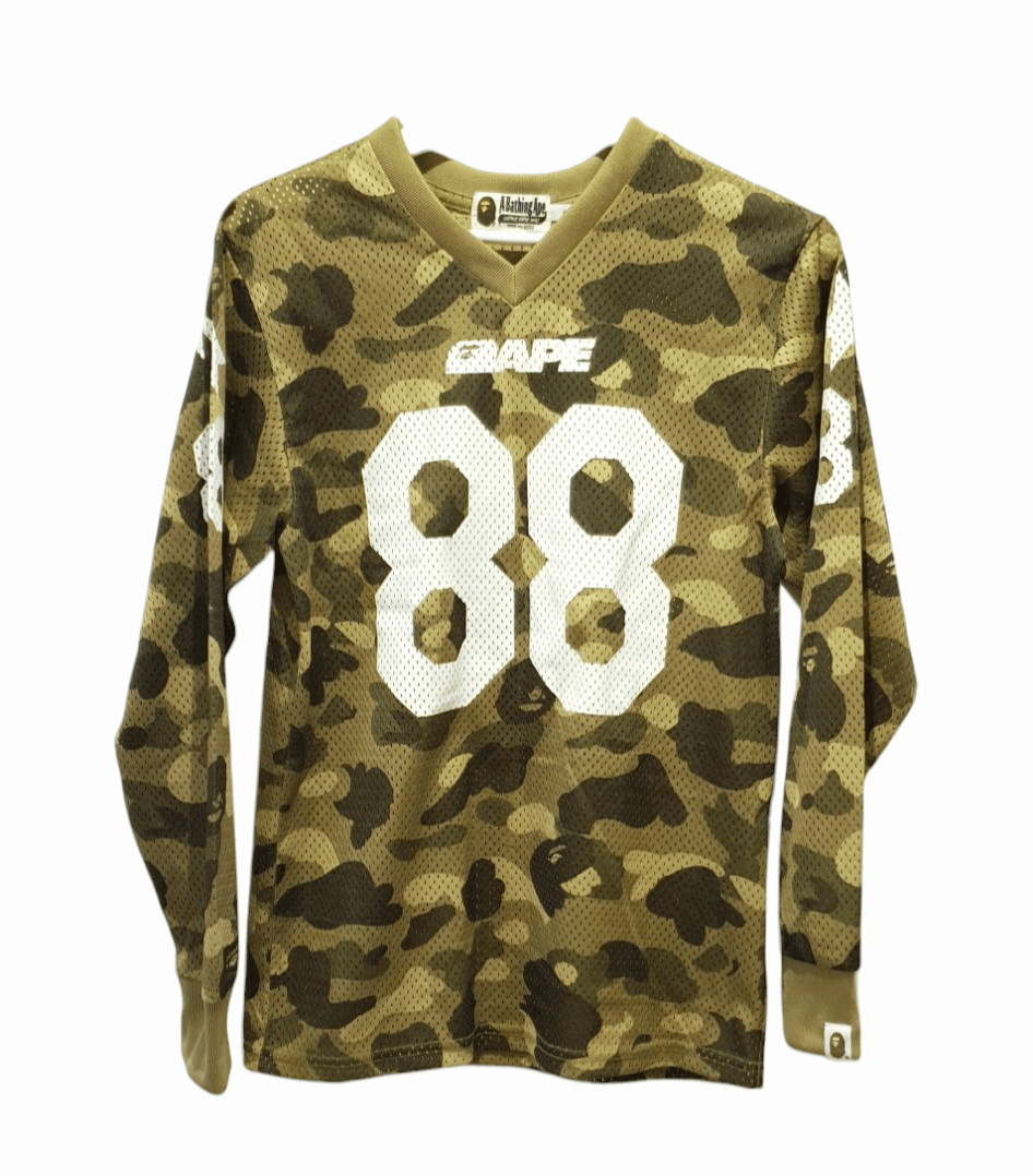 BAPE®︎ FOOTBALL JERSEY | bape.com