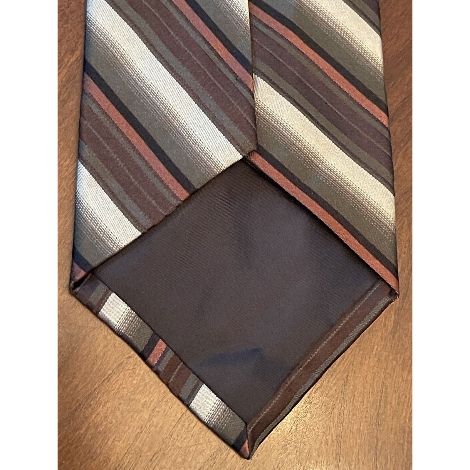 Other Paul Dione Green Brown 100% Silk Made In China Size ONE SIZE - 2 Thumbnail