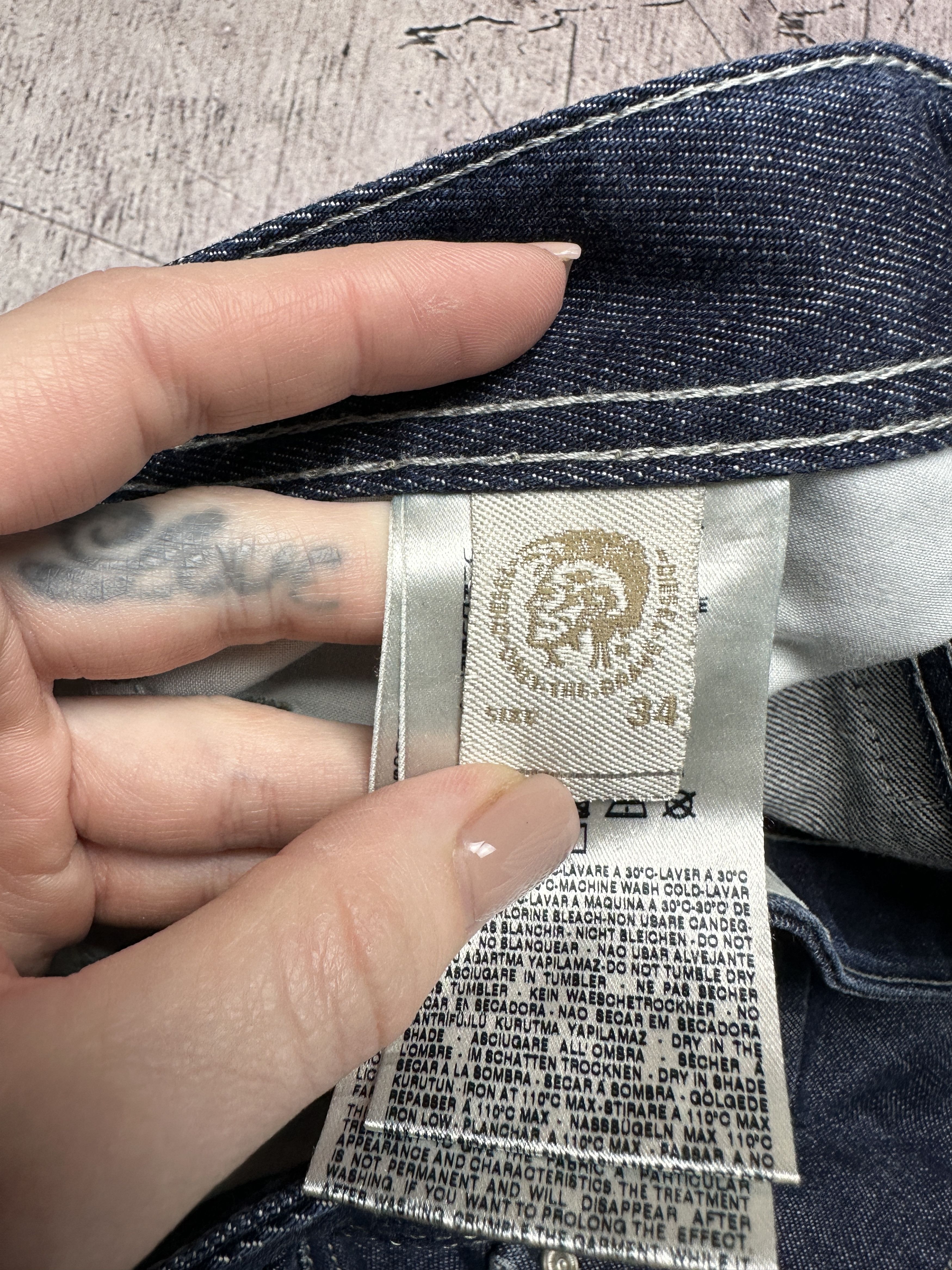 Diesel Diesel Krooley Mens Denim Pants Jeans Size US 34 / EU 50 - 6 Thumbnail