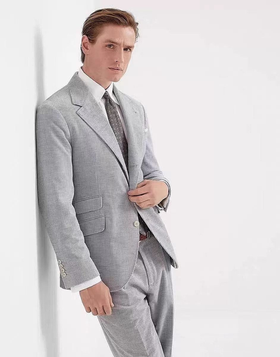 Brunello Cucinelli BRUNELLO CUCINELLI Cashmere Corduroy Suit Set NWT Size 50R - 2 Thumbnail