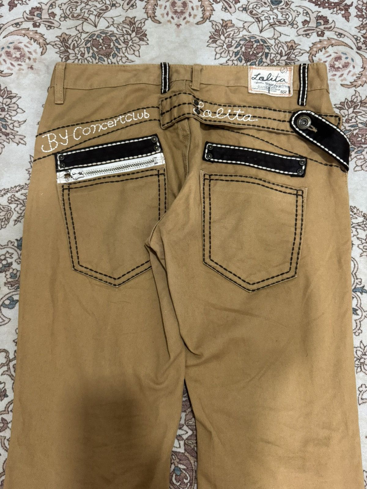 Japanese Brand Vintage Lolita Japan Brown Jeans Size US 36 / EU 52 - 6 Thumbnail
